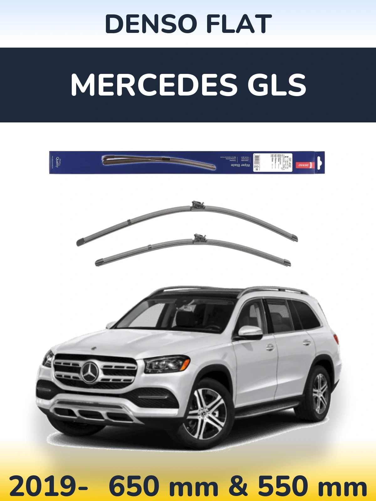 Torkarblad Denso Flat för Mercedes GLS