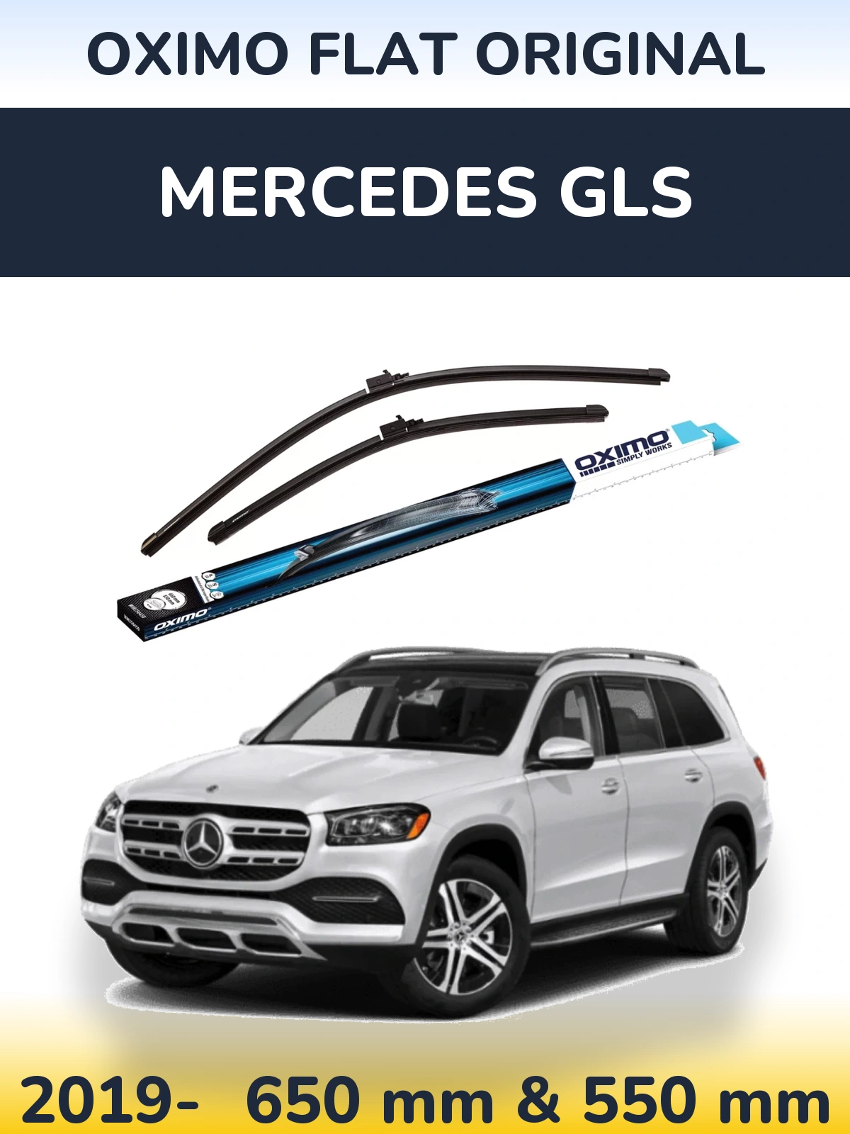 Torkarblad Oximo Flat Original för Mercedes GLS