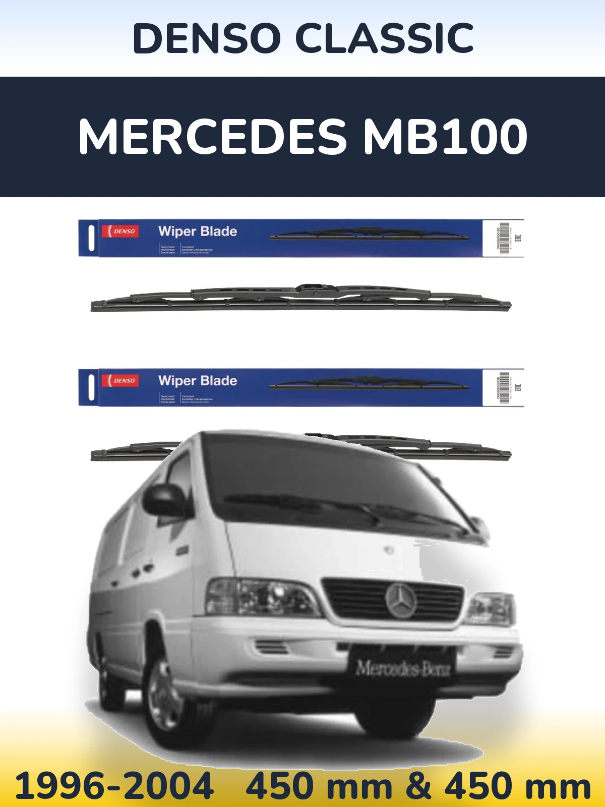 Torkarblad Denso Classic för Mercedes MB100