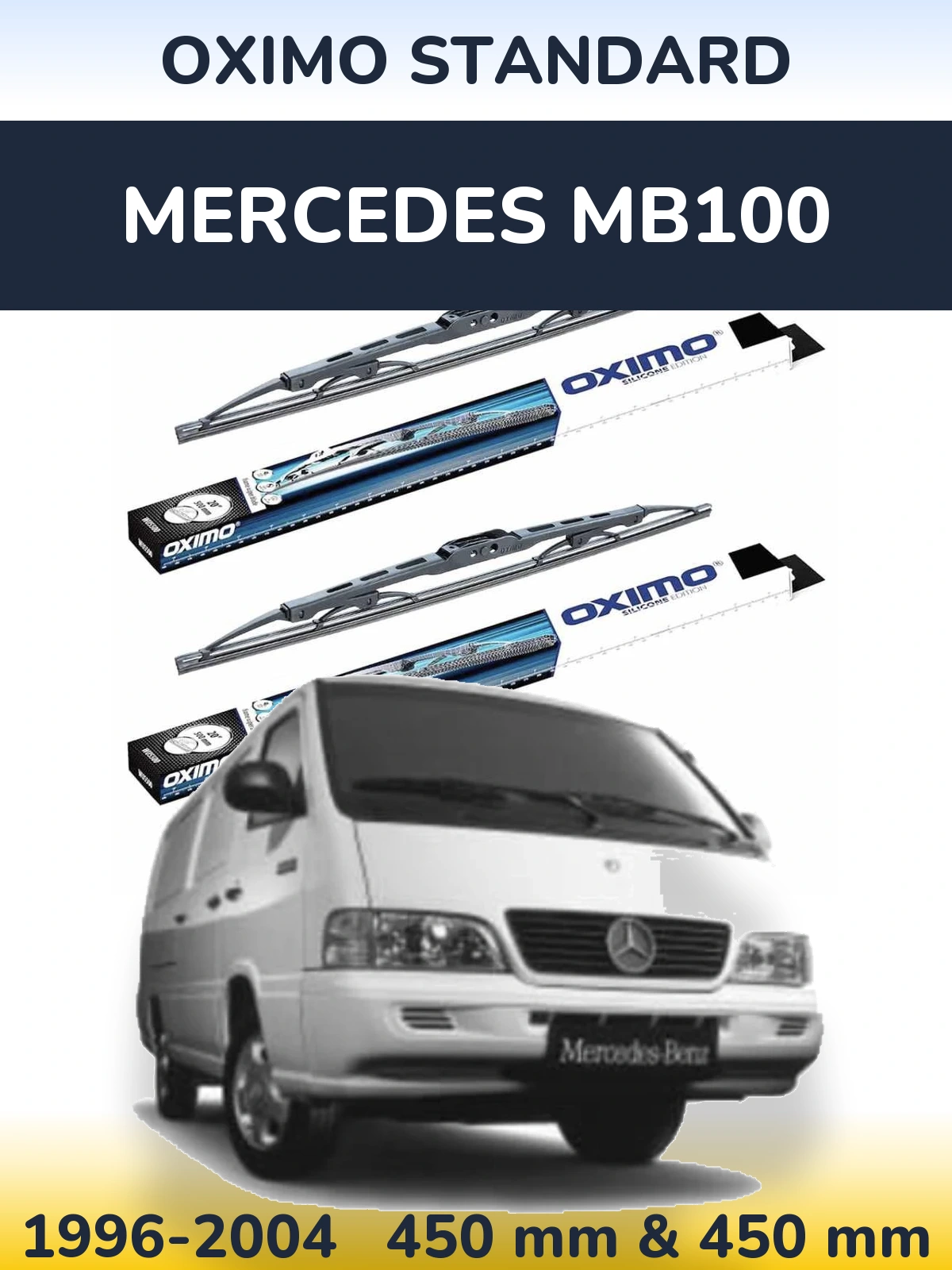Torkarblad Oximo Standard för Mercedes MB100