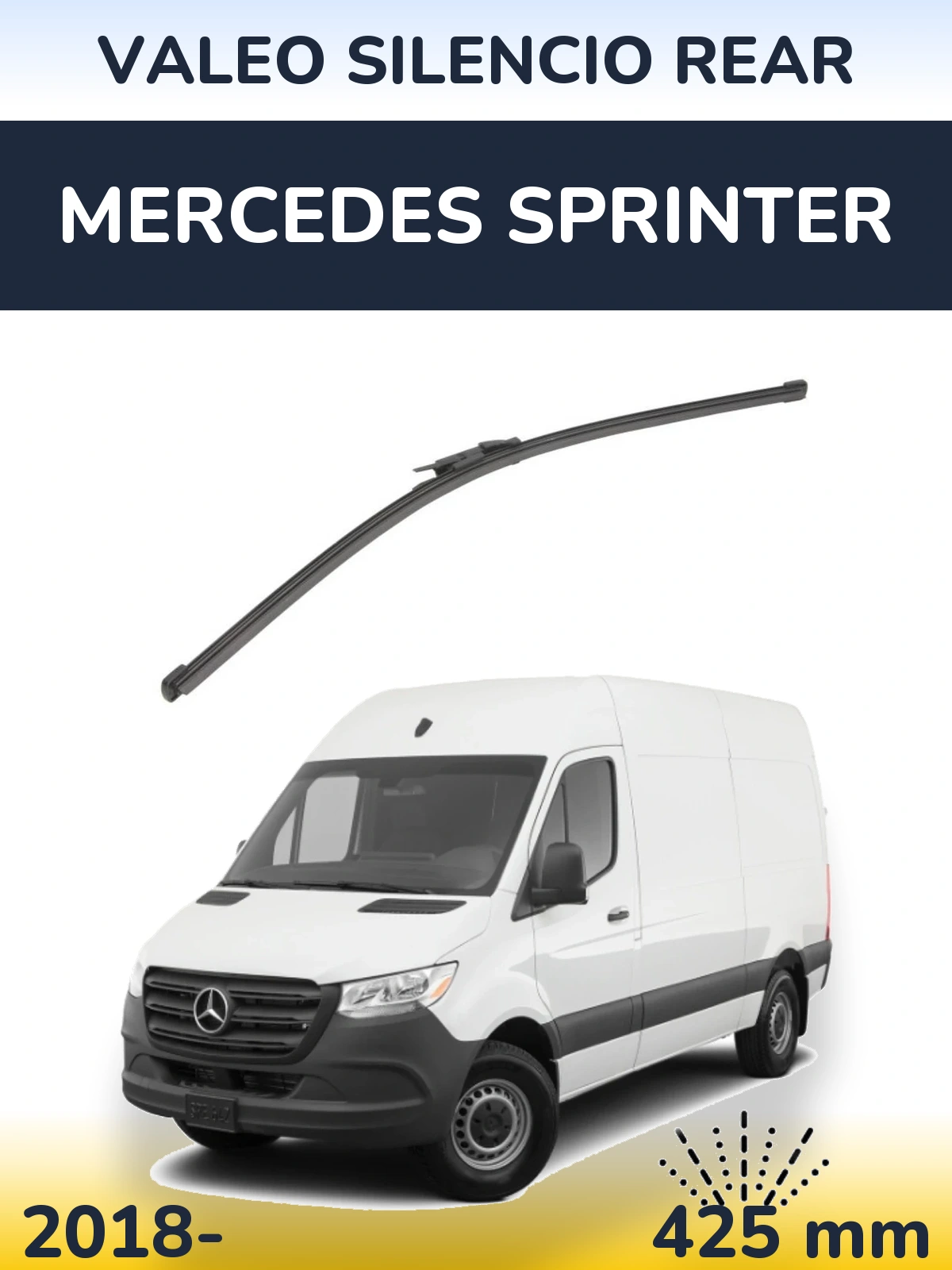 Torkarblad Valeo Silencio Rear för Mercedes Sprinter