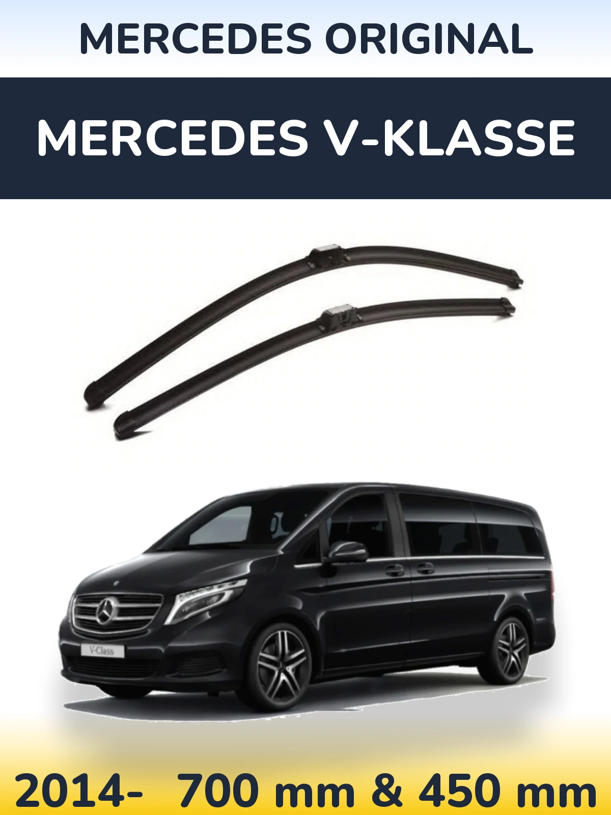 Torkarblad Mercedes OEM Mercedes Original för Mercedes V-Klasse