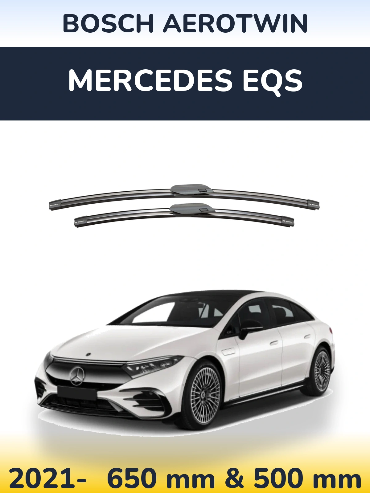 Torkarblad BOSCH AeroTwin för Mercedes EQS