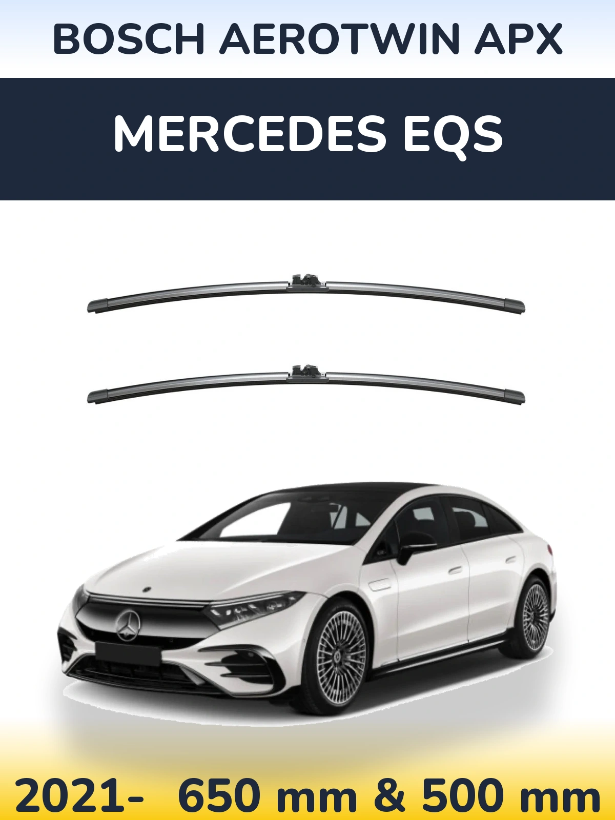 Torkarblad BOSCH AeroTwin APX för Mercedes EQS