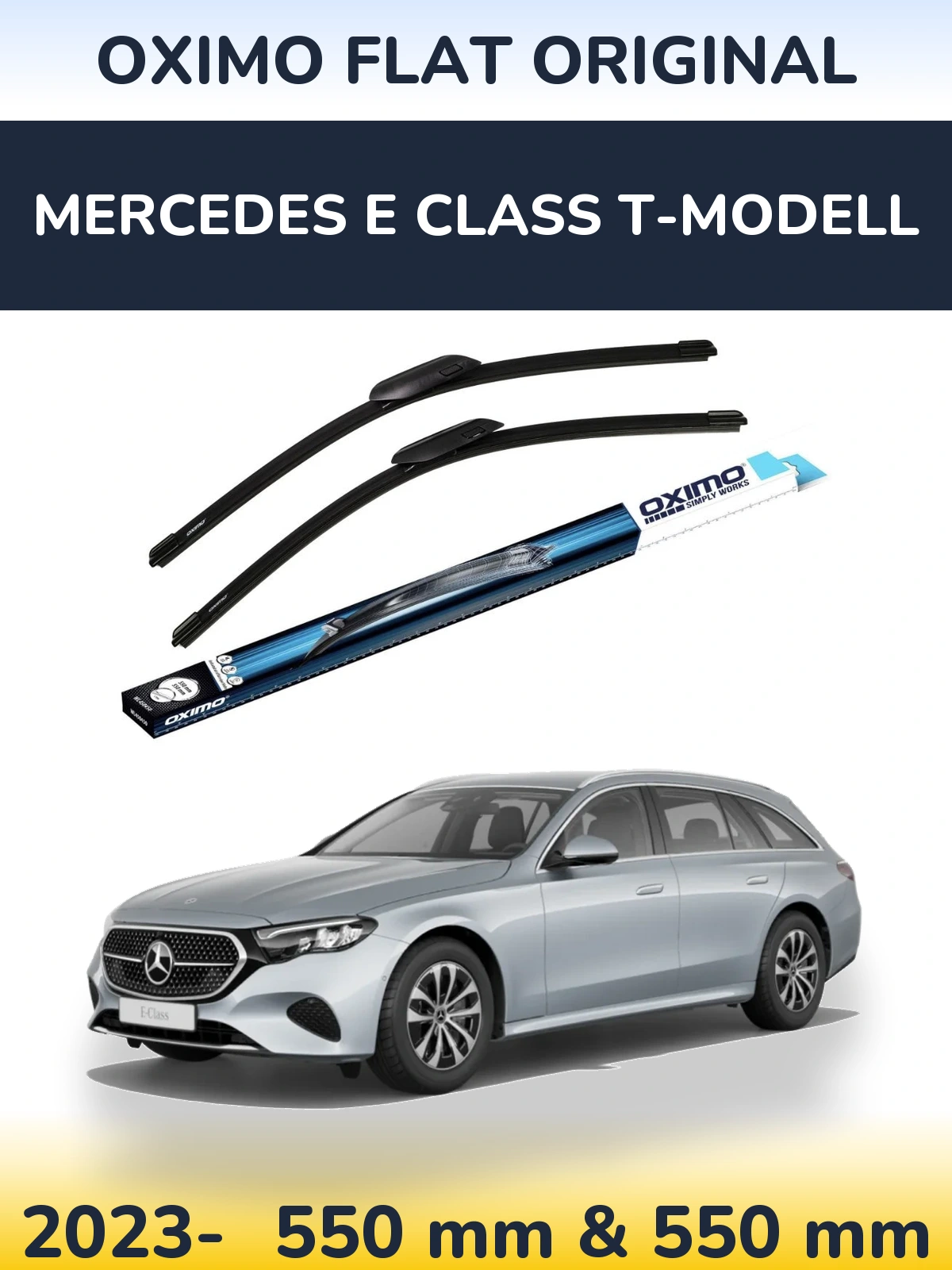 Torkarblad Oximo Flat Original för Mercedes E Class T-Modelll