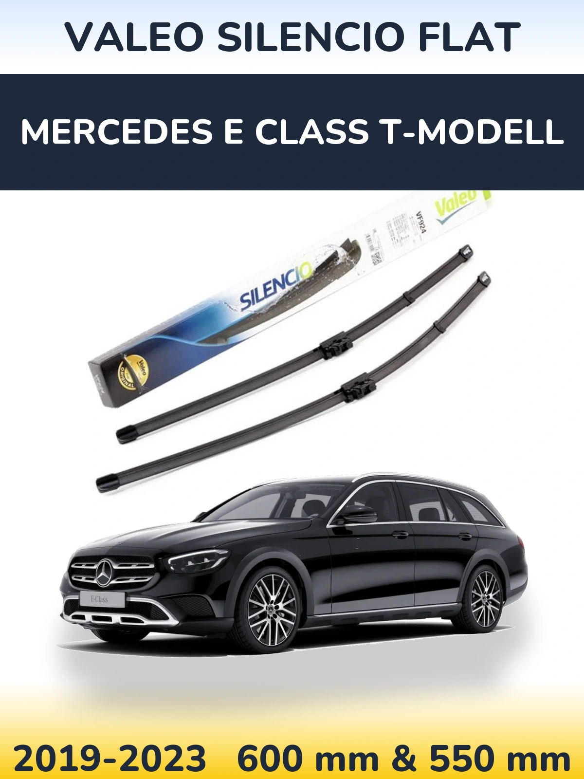 Torkarblad Valeo Silencio Flat för Mercedes E Class T-Modelll