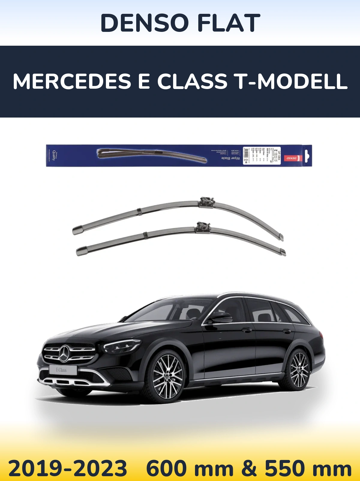Torkarblad Denso Flat för Mercedes E Class T-Modelll