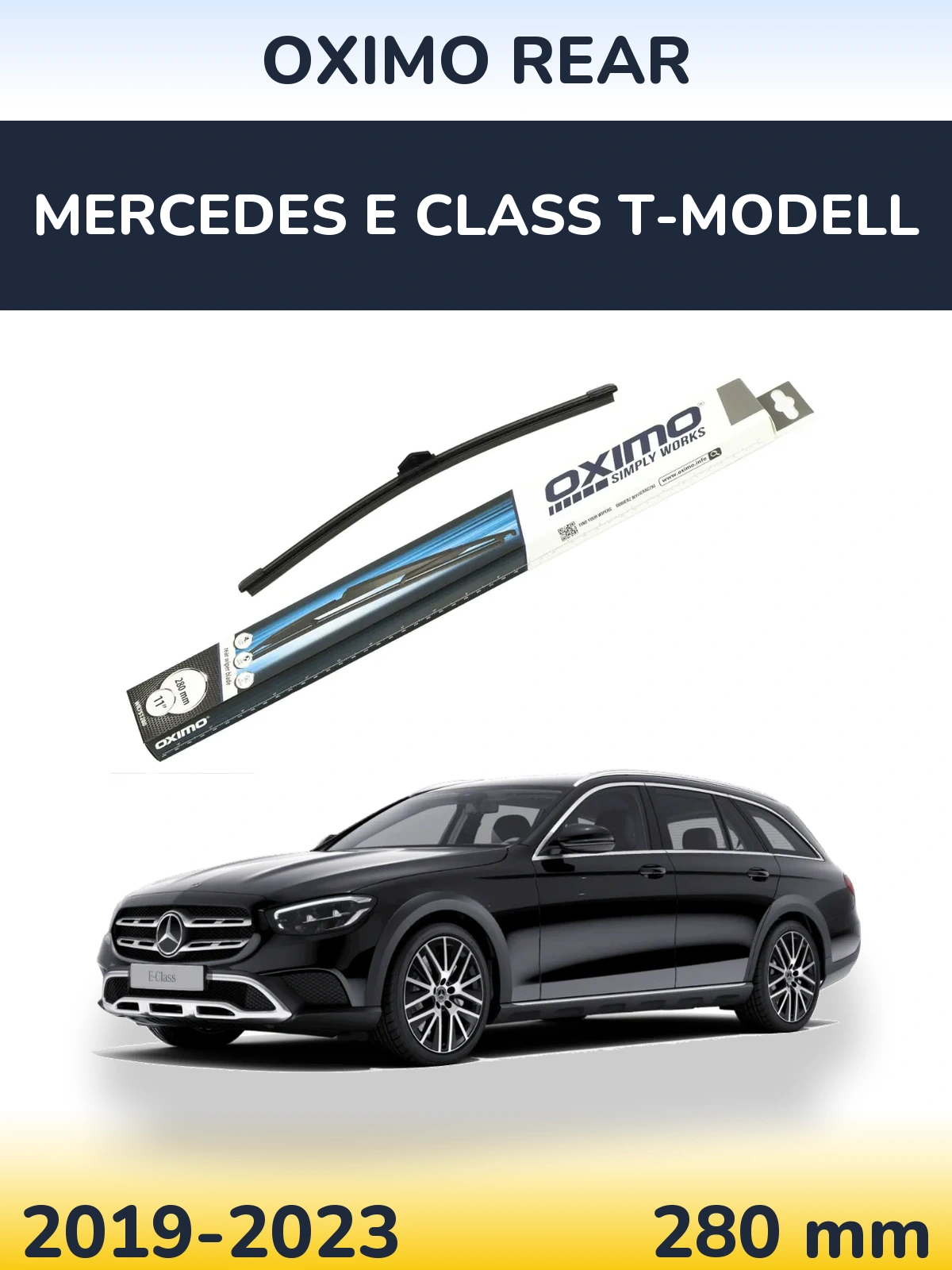Rear wiper blade Oximo Rear 280 mm for Mercedes E Class T-Modell 2019-2023