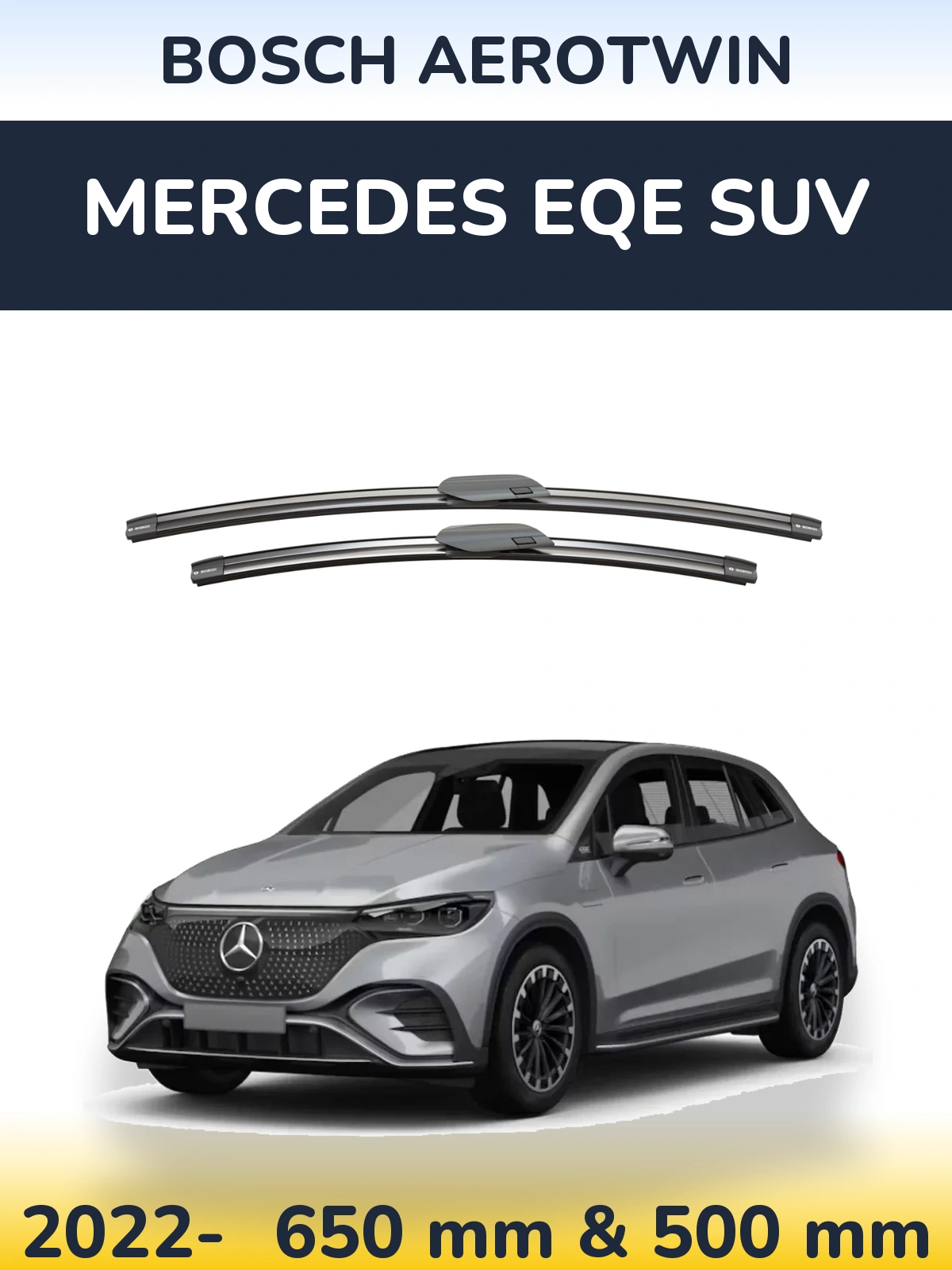 Torkarblad BOSCH AeroTwin för Mercedes EQE SUV