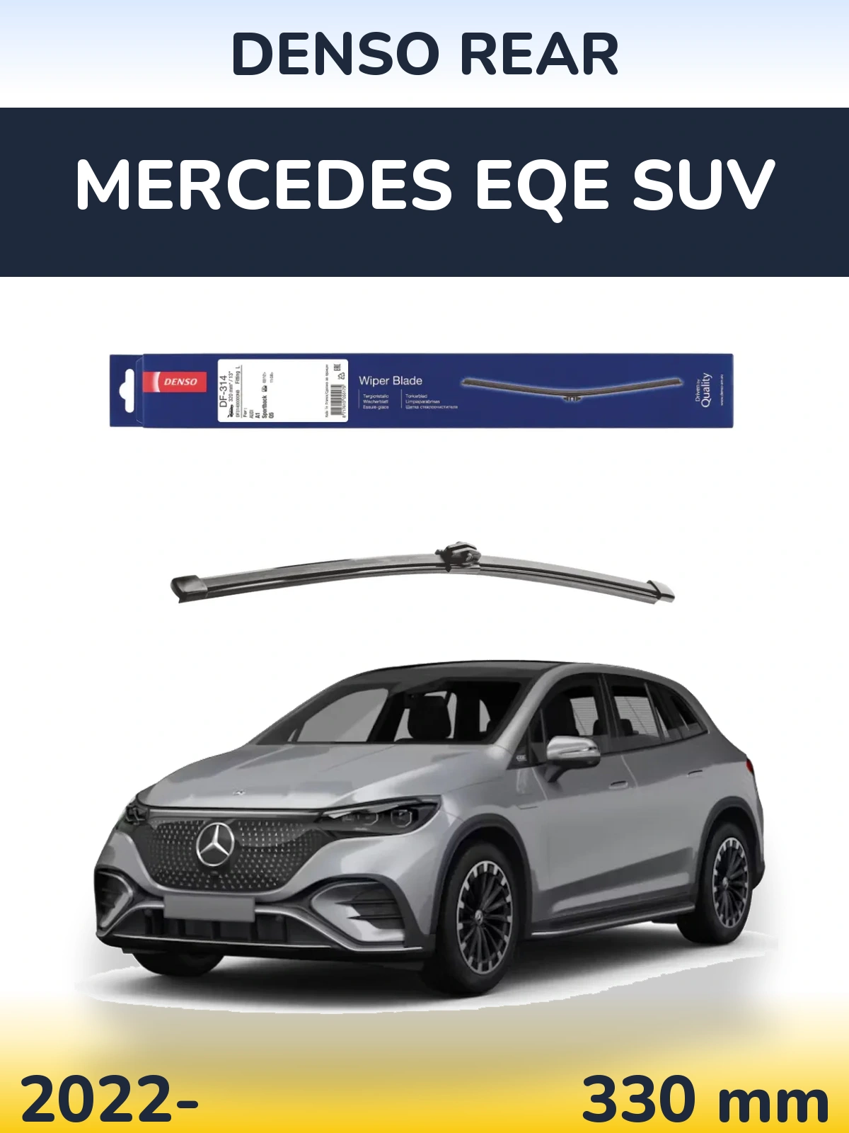 Torkarblad Denso Rear för Mercedes EQE SUV
