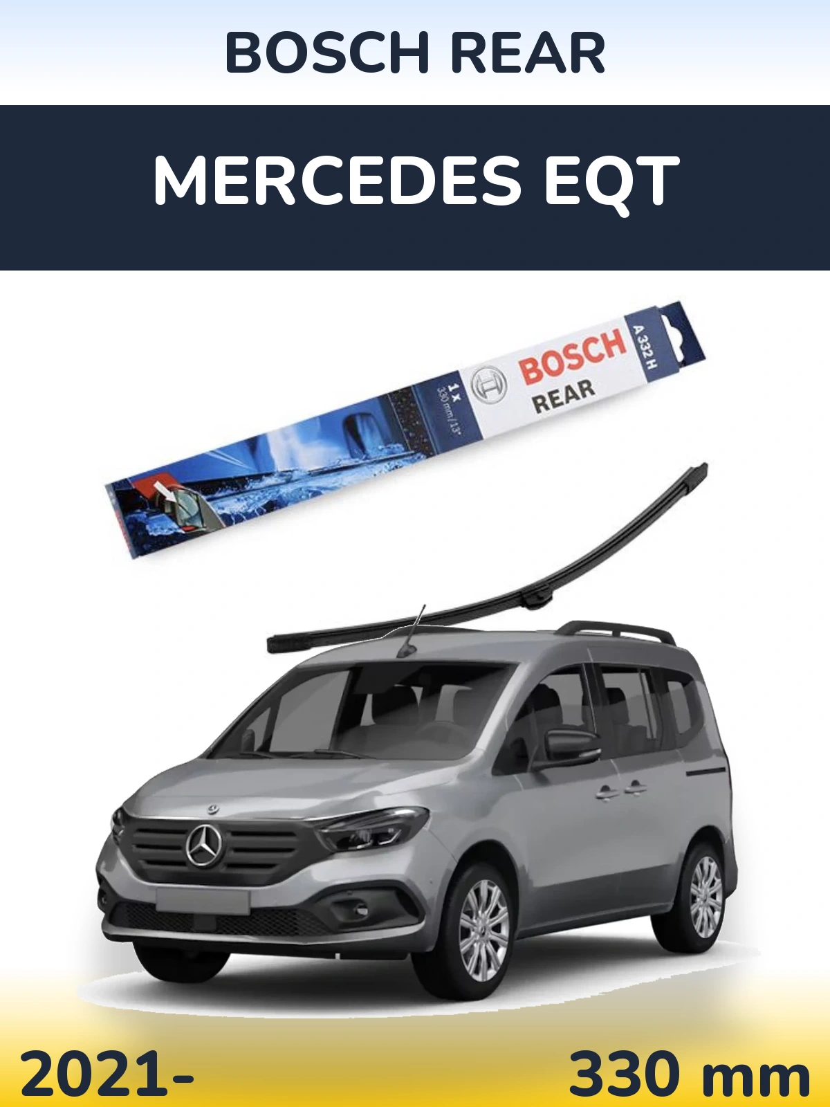 Torkarblad BOSCH Rear för Mercedes EQT
