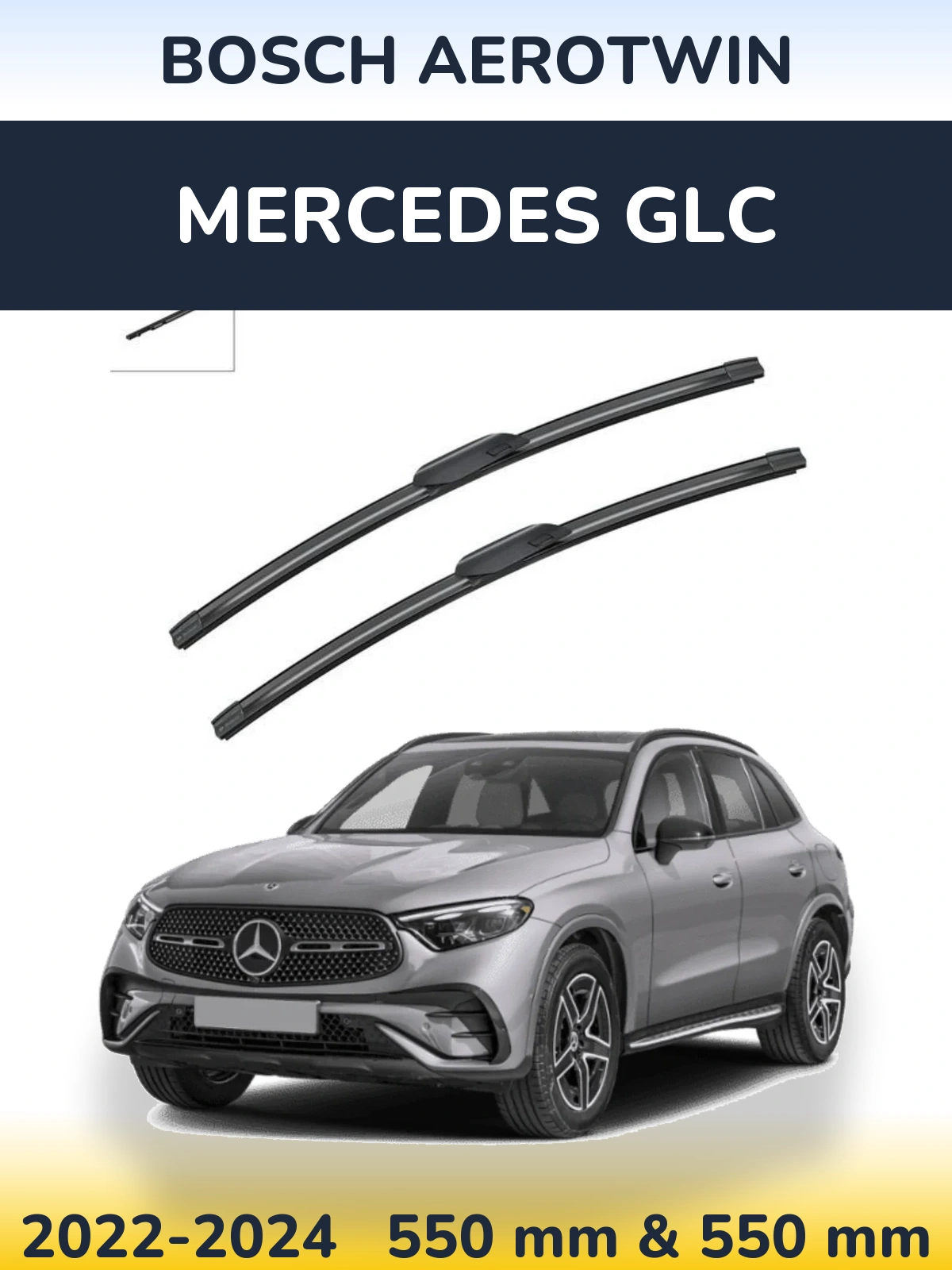 Torkarblad BOSCH AeroTwin för Mercedes GLC