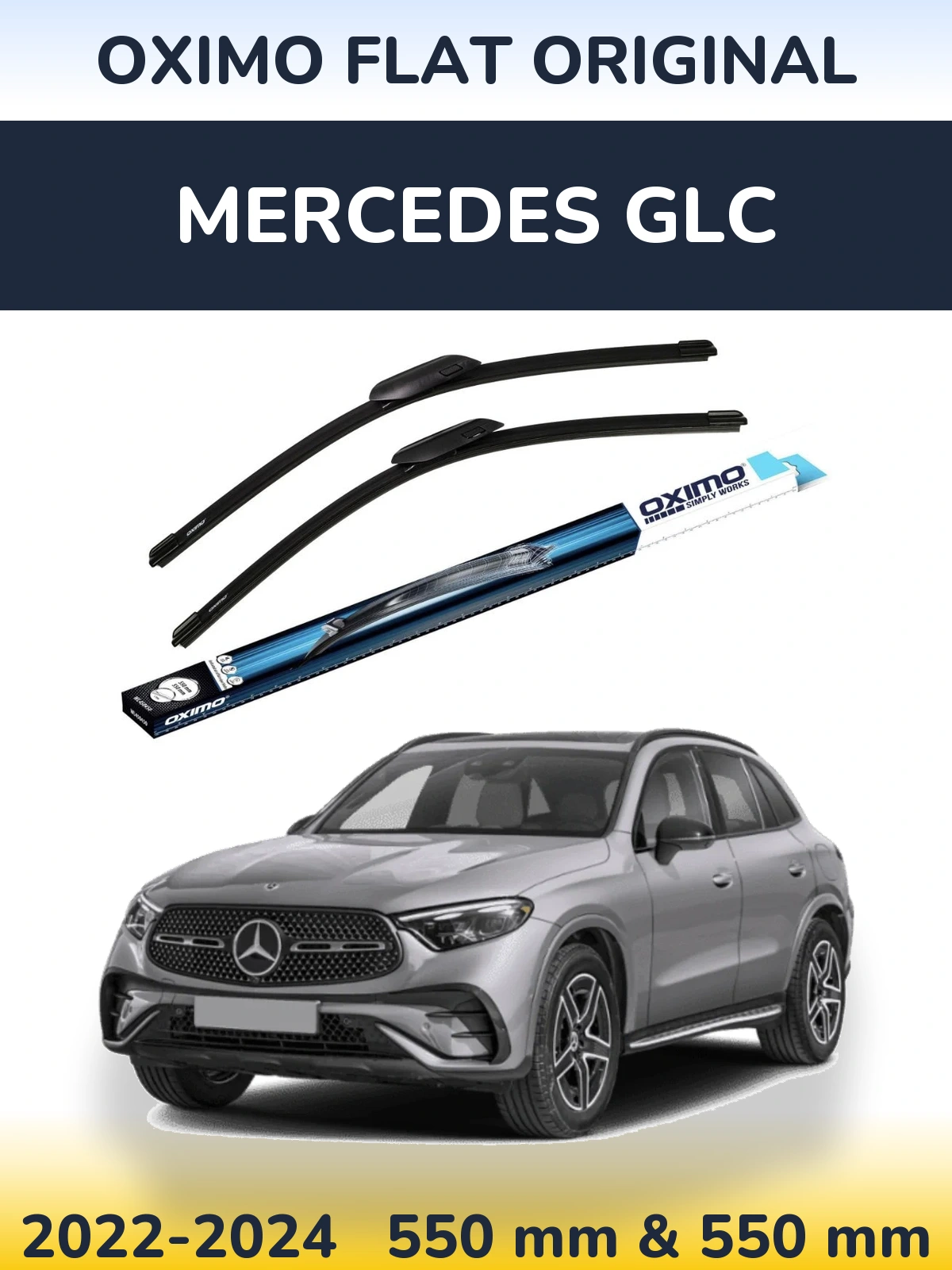 Torkarblad Oximo Flat Original för Mercedes GLC