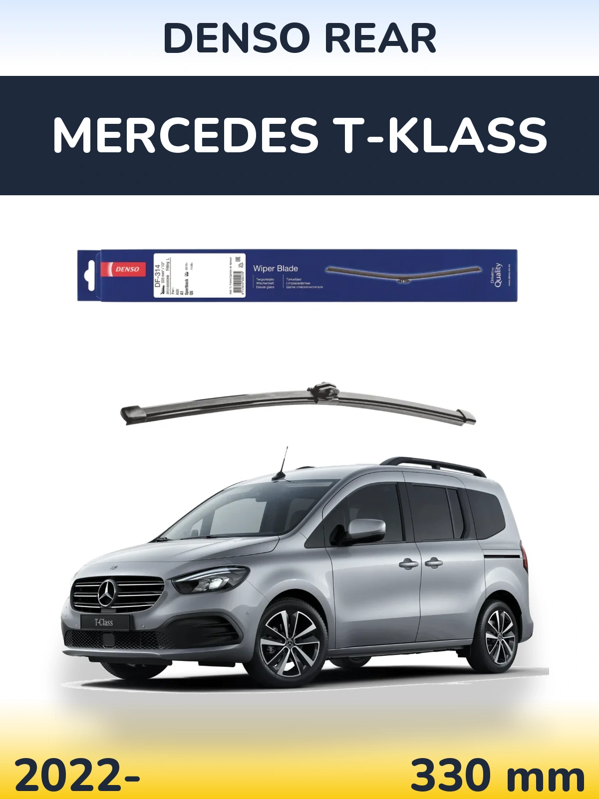 Torkarblad Denso Rear för Mercedes T-Klass