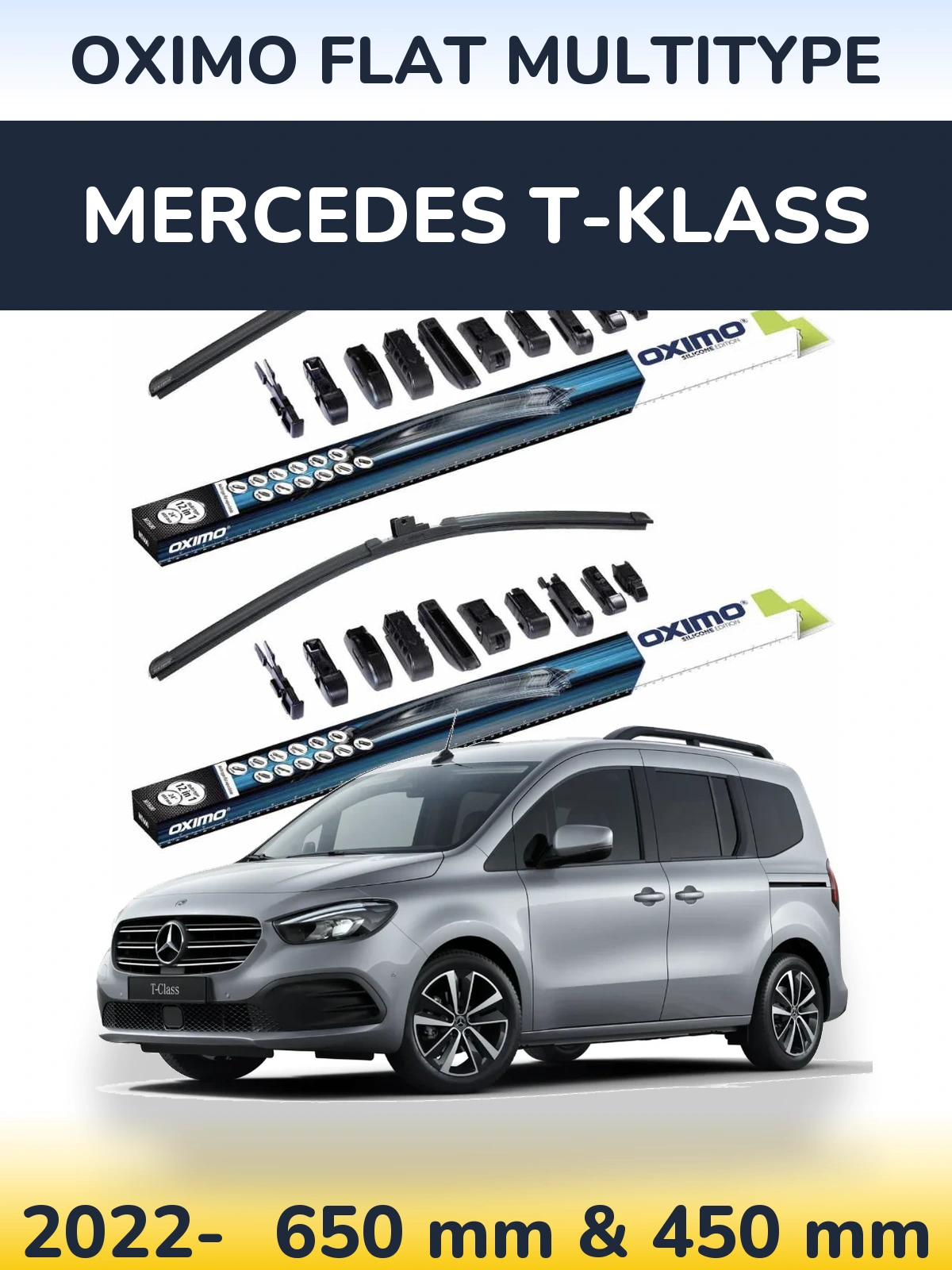 Torkarblad Oximo Flat MultiType för Mercedes T-Klass