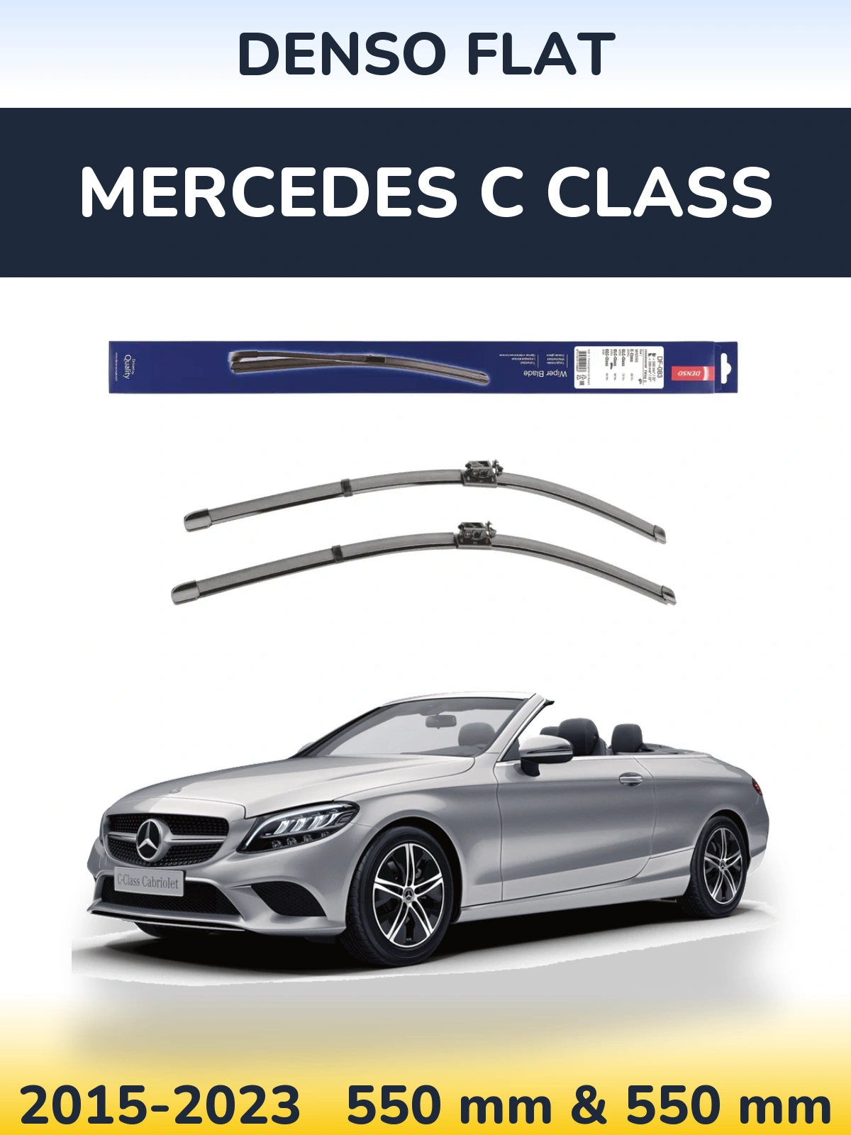 Torkarblad Denso Flat för Mercedes C Class