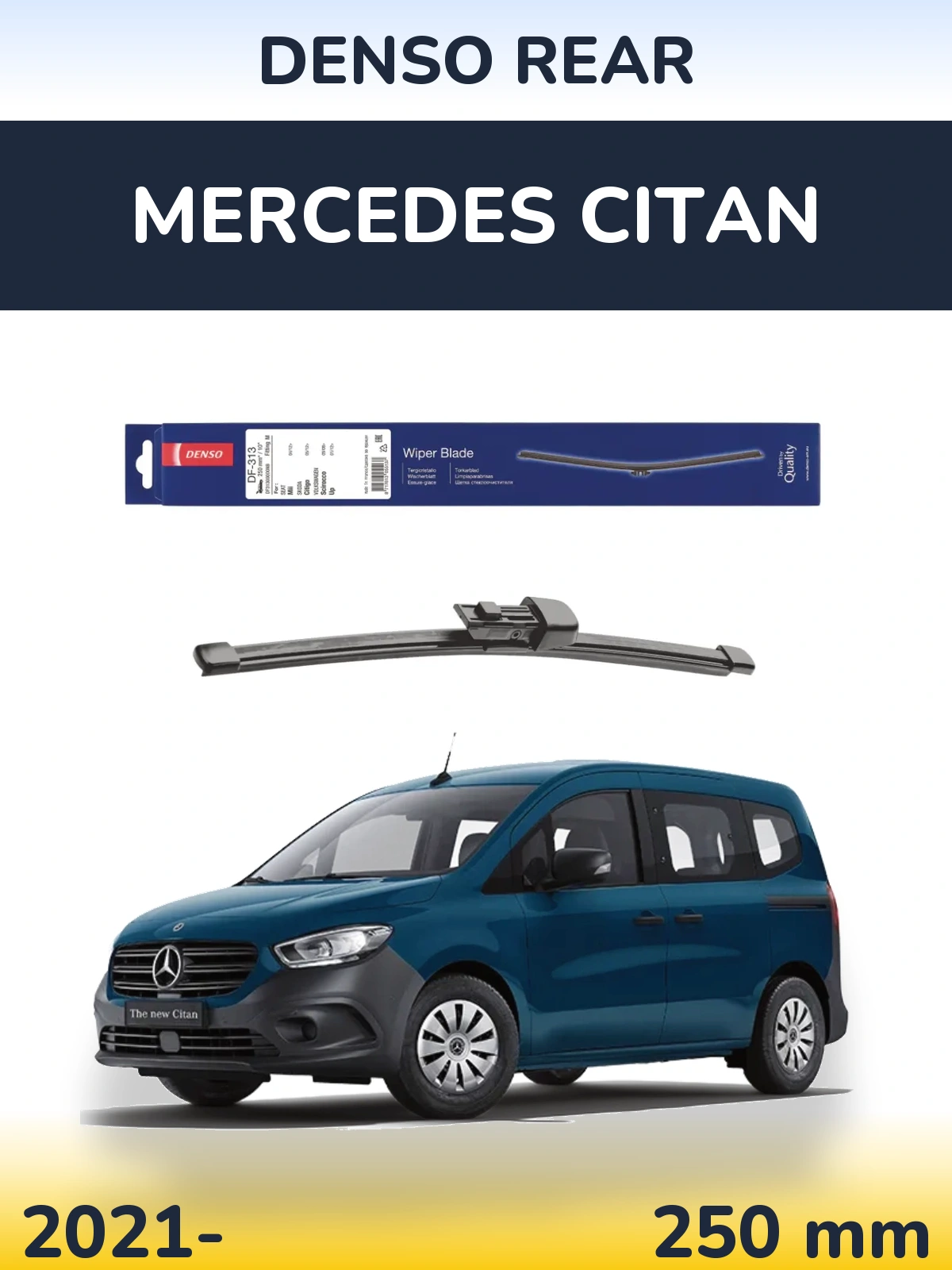 Torkarblad Denso Rear för Mercedes Citan