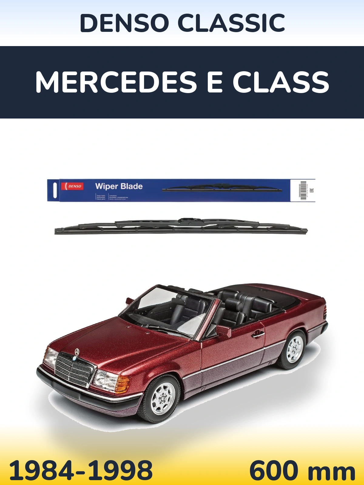 Torkarblad Denso Classic för Mercedes E Class