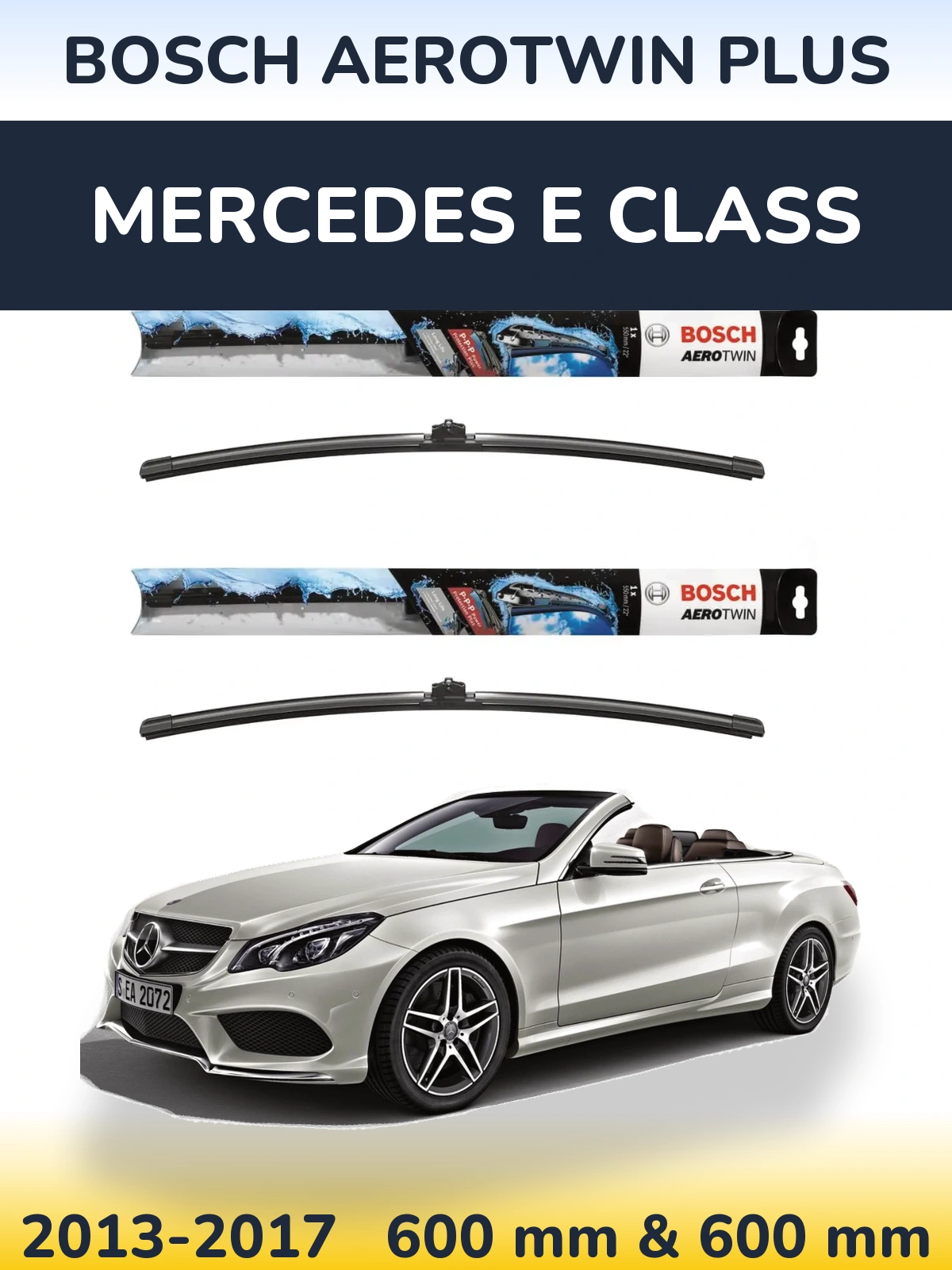 Torkarblad BOSCH AeroTwin Plus för Mercedes E Class