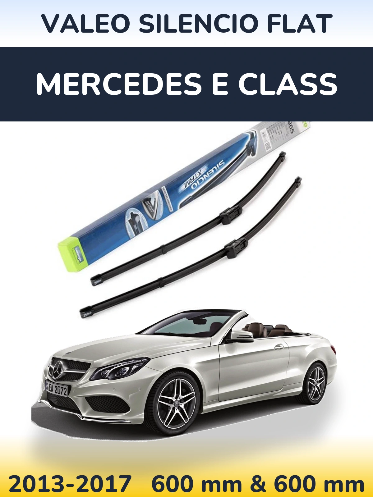 Torkarblad Valeo Silencio Flat för Mercedes E Class