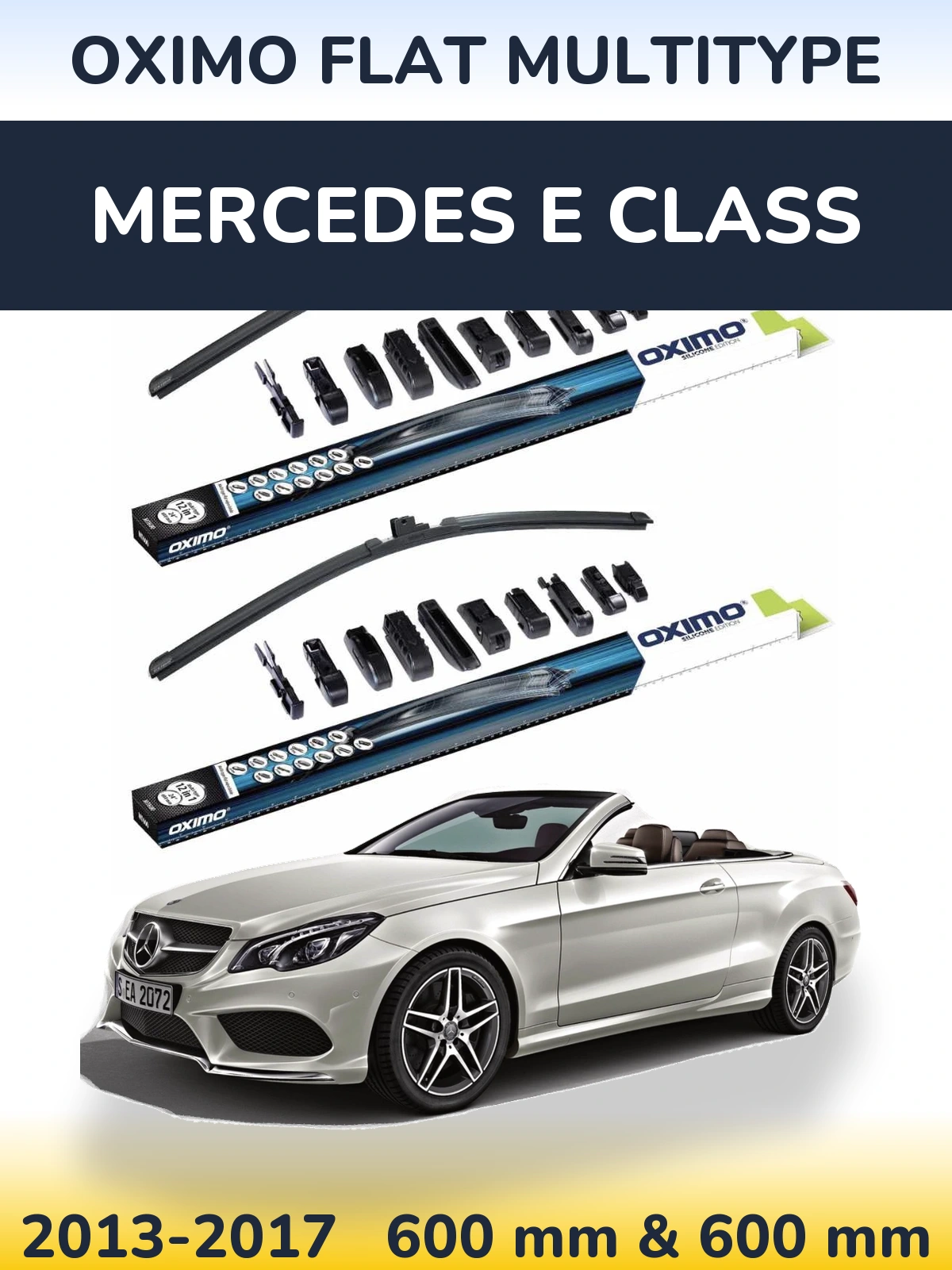 Torkarblad Oximo Flat MultiType för Mercedes E Class