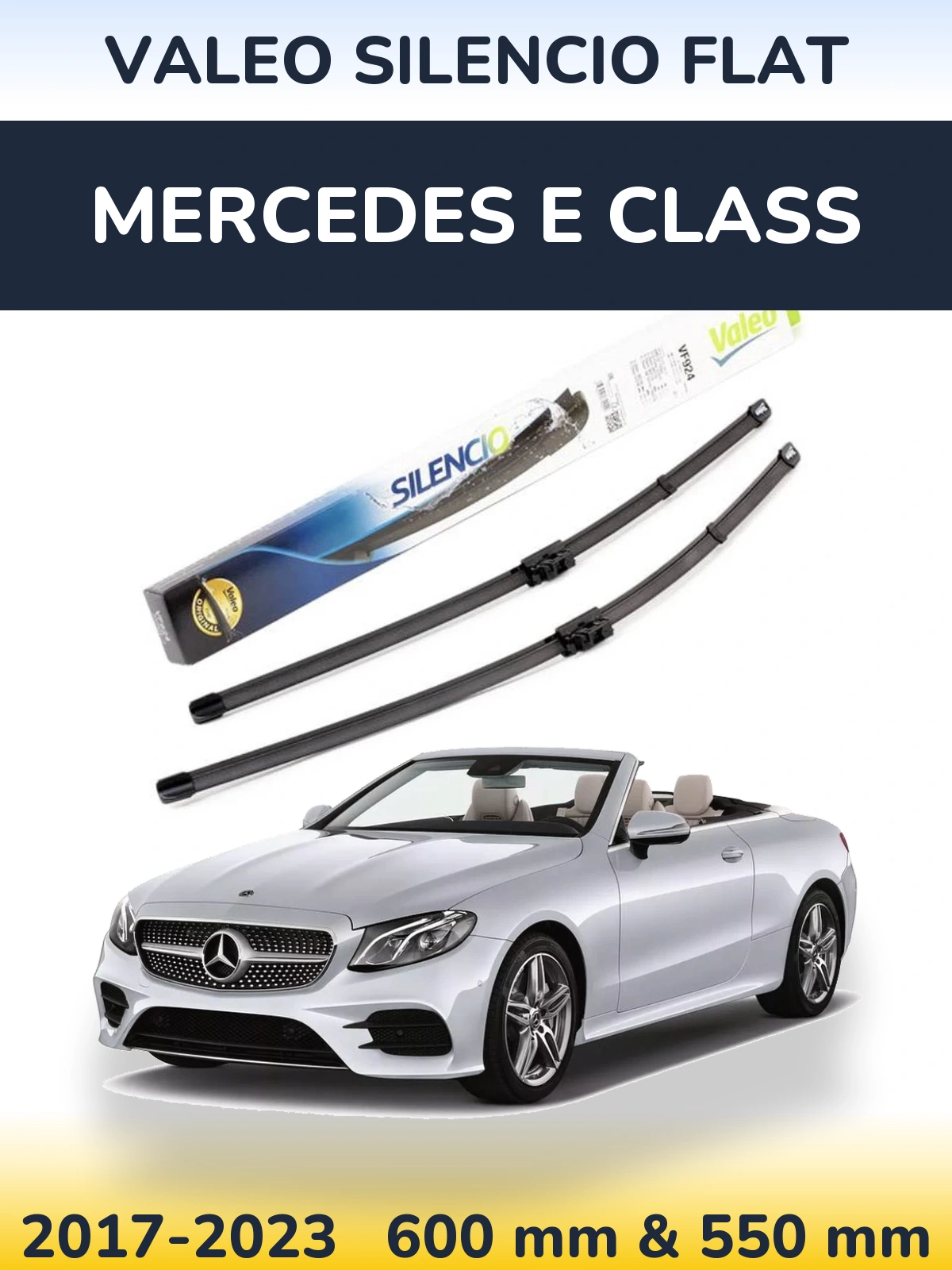 Torkarblad Valeo Silencio Flat för Mercedes E Class