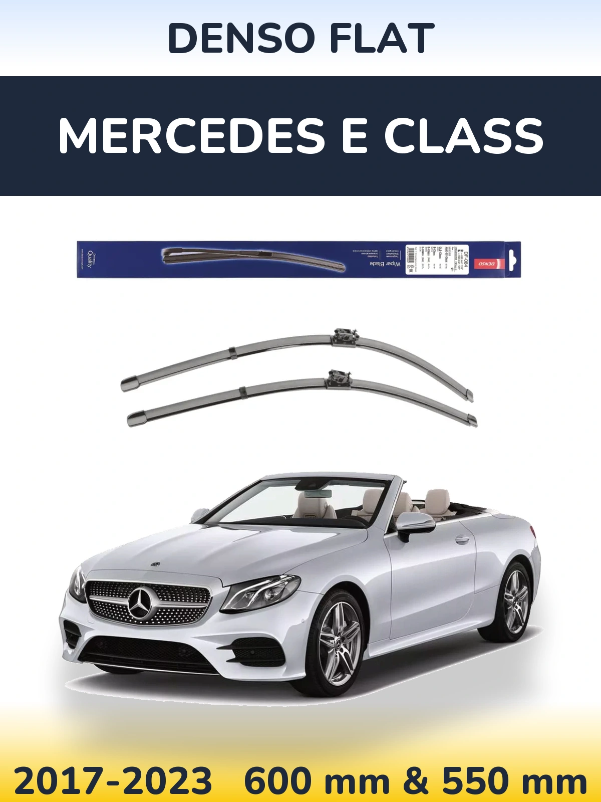 Torkarblad Denso Flat för Mercedes E Class
