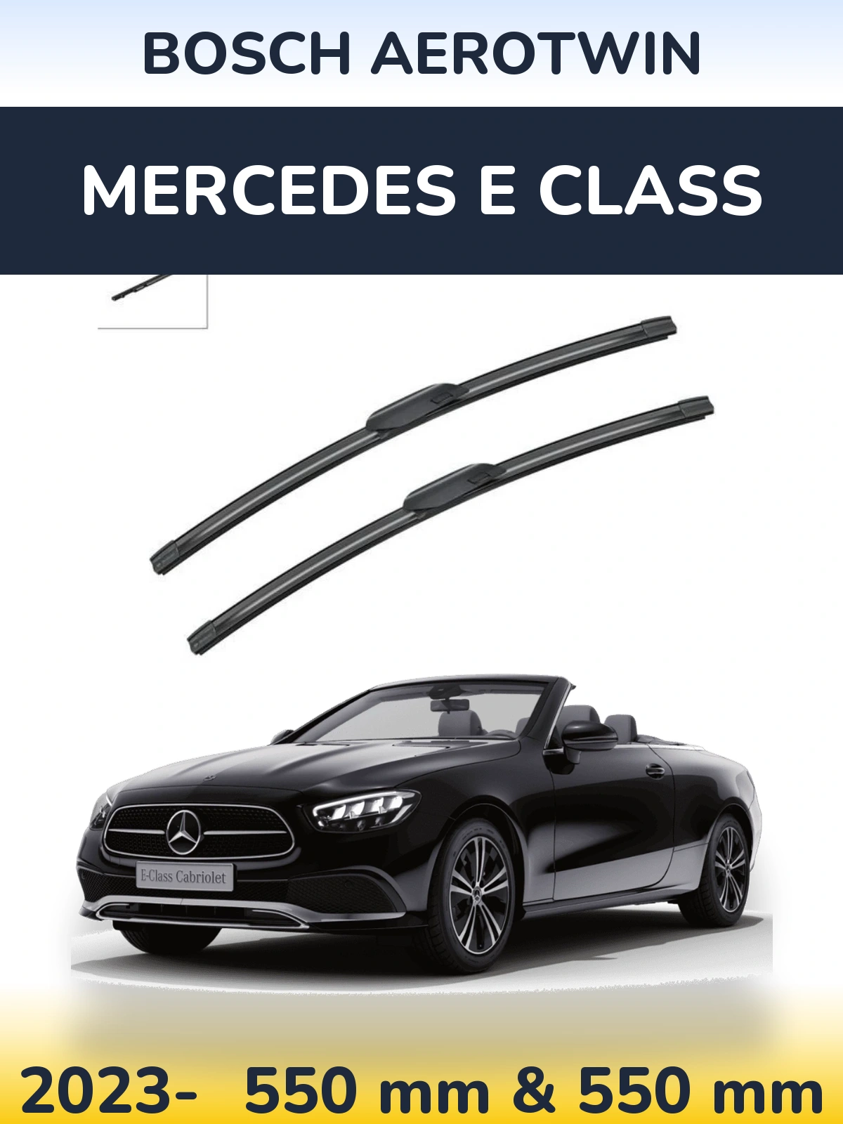 Torkarblad BOSCH AeroTwin för Mercedes E Class