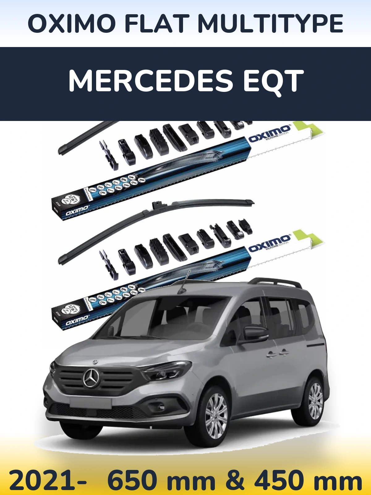 Torkarblad Oximo Flat MultiType för Mercedes EQT