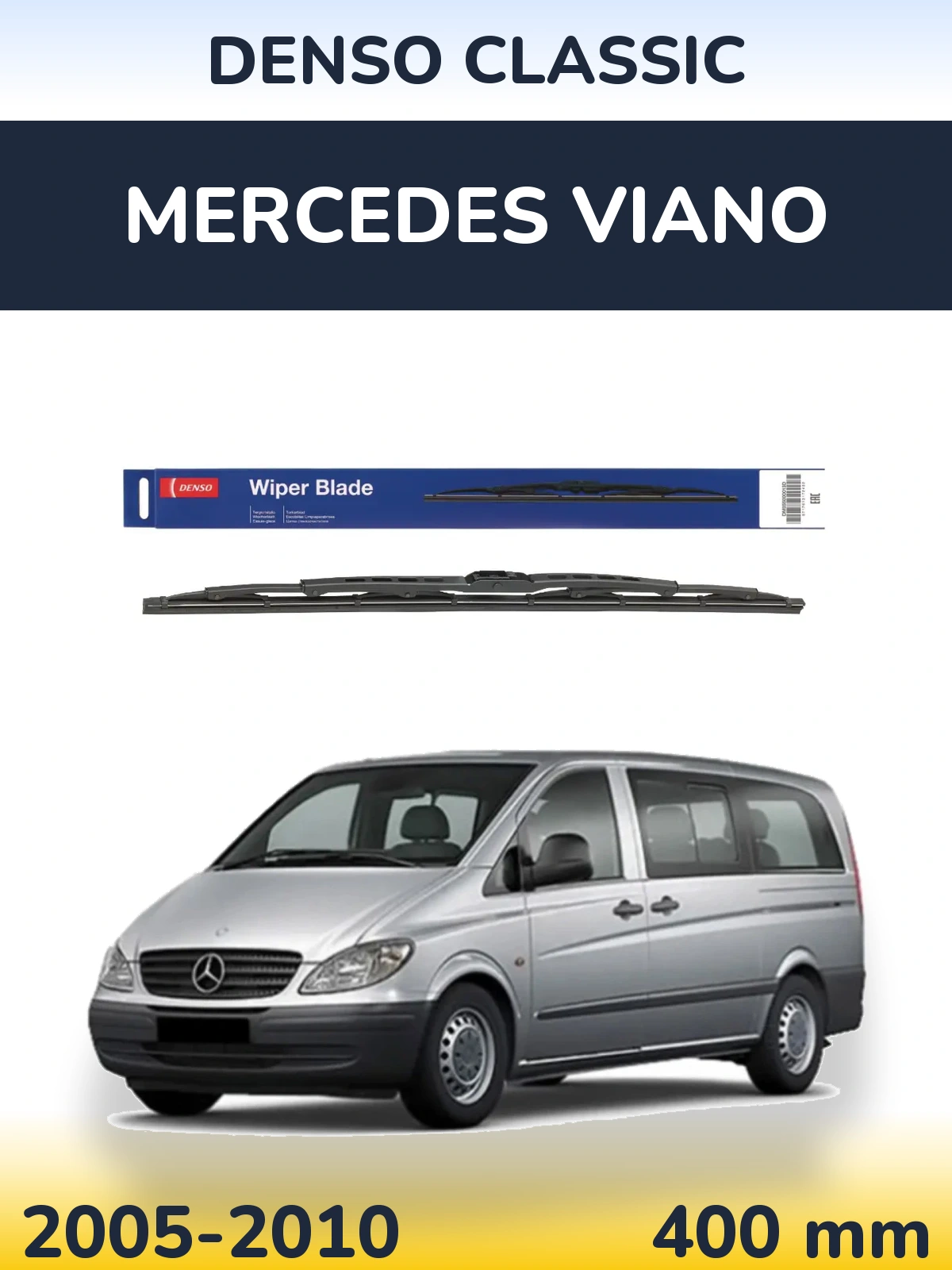 Torkarblad Denso Classic för Mercedes Viano