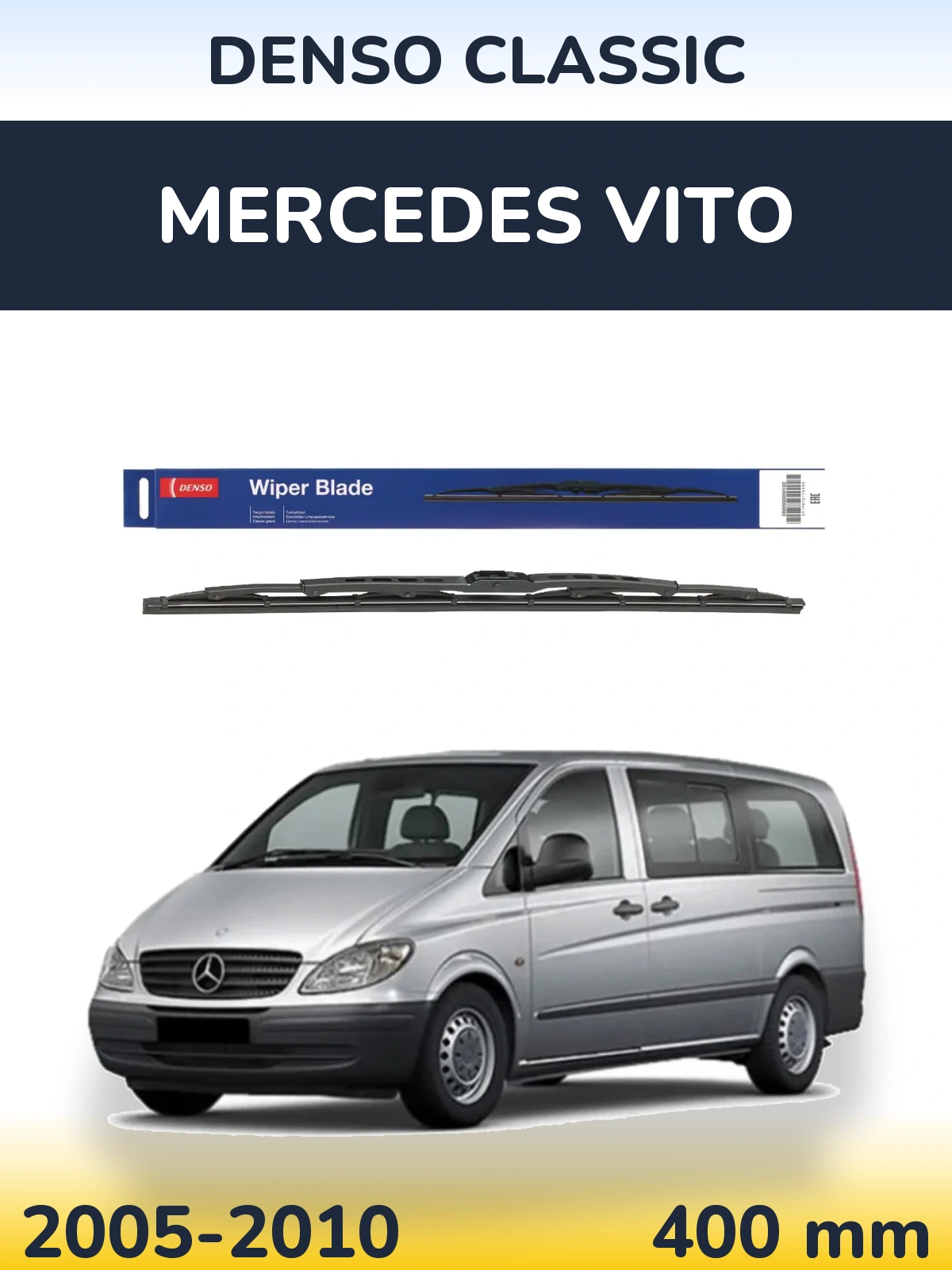 Torkarblad Denso Classic för Mercedes Vito