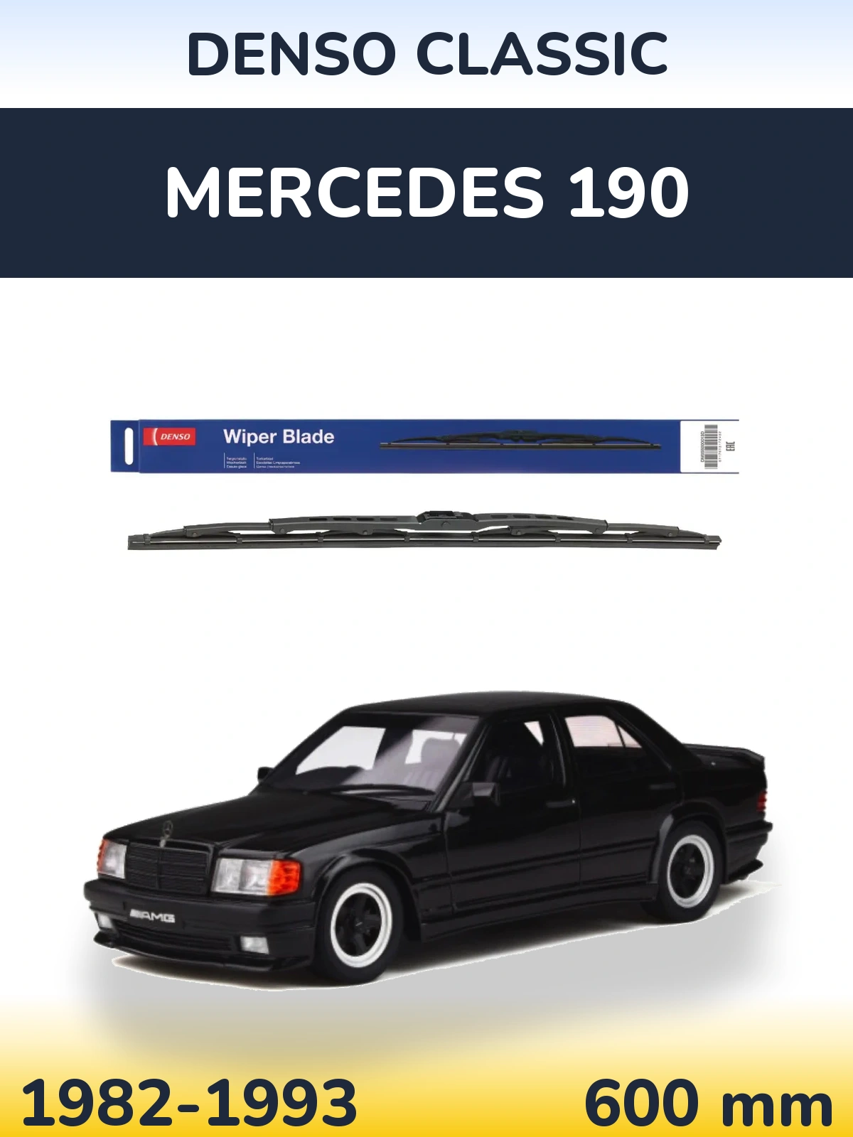 Torkarblad Denso Classic för Mercedes 190