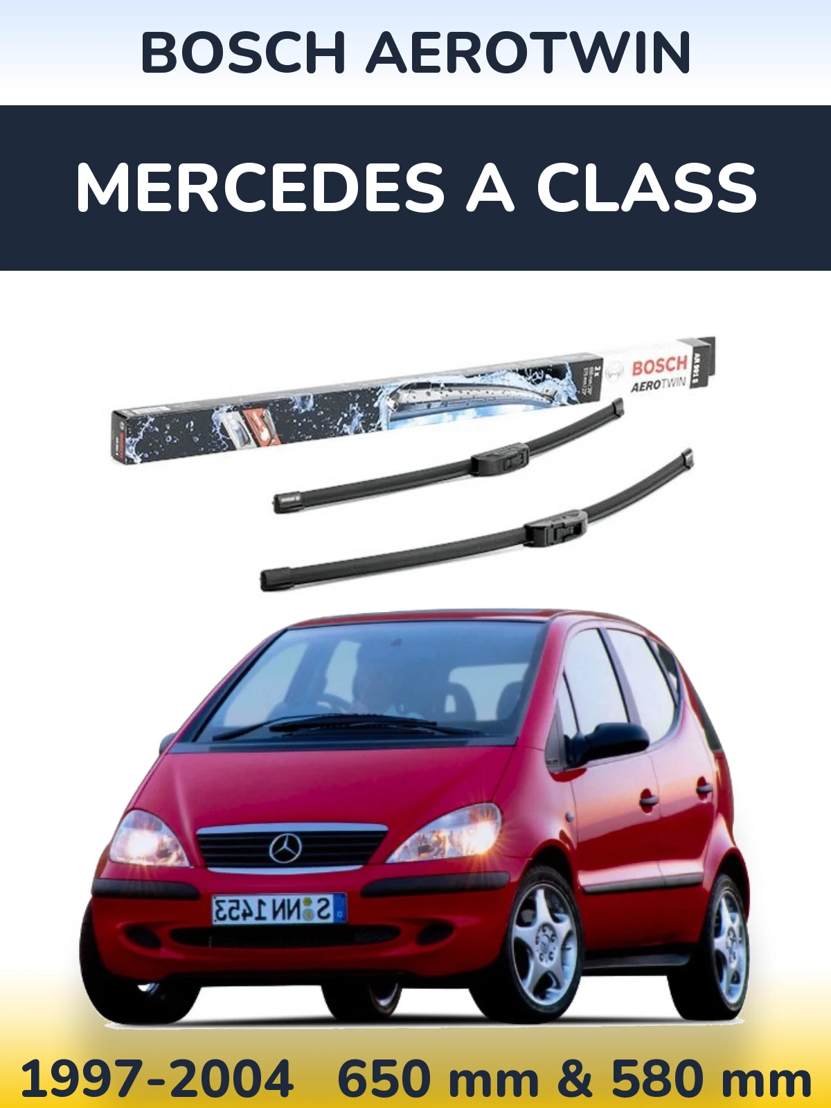 Torkarblad BOSCH AeroTwin för Mercedes A Class