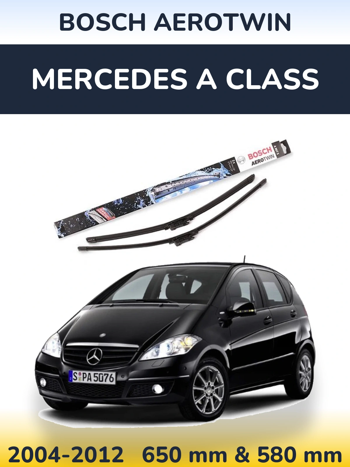 Torkarblad BOSCH AeroTwin för Mercedes A Class