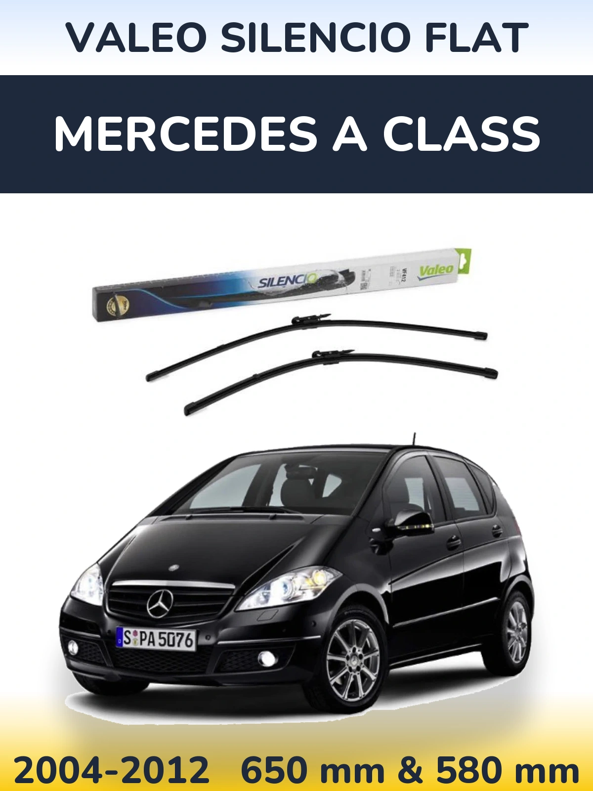 Torkarblad Valeo Silencio Flat för Mercedes A Class