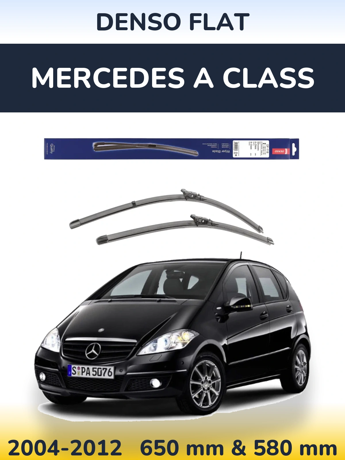 Torkarblad Denso Flat för Mercedes A Class