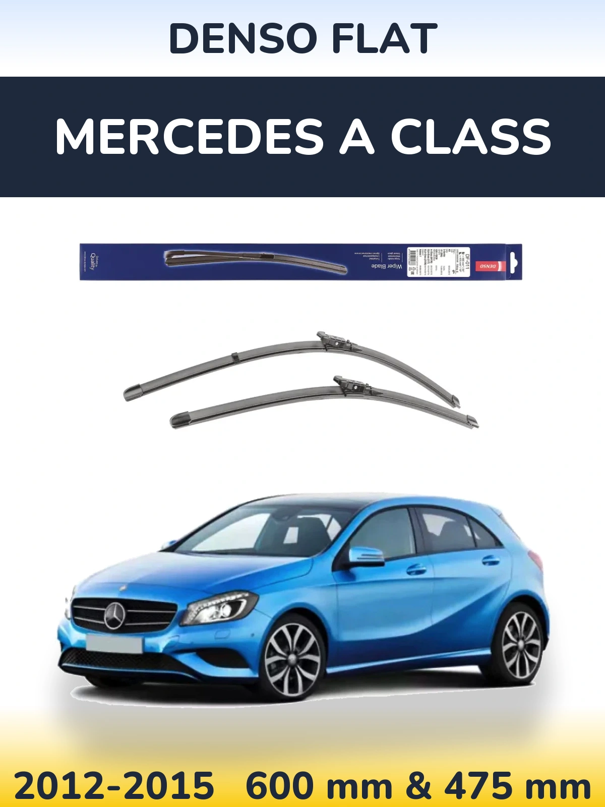 Torkarblad Denso Flat för Mercedes A Class