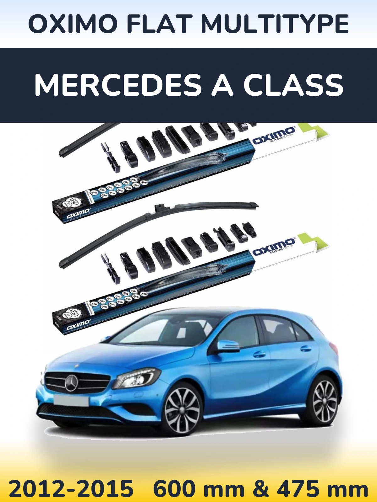 Torkarblad Oximo Flat MultiType för Mercedes A Class