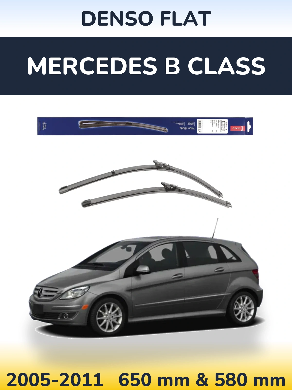 Torkarblad Denso Flat för Mercedes B Class