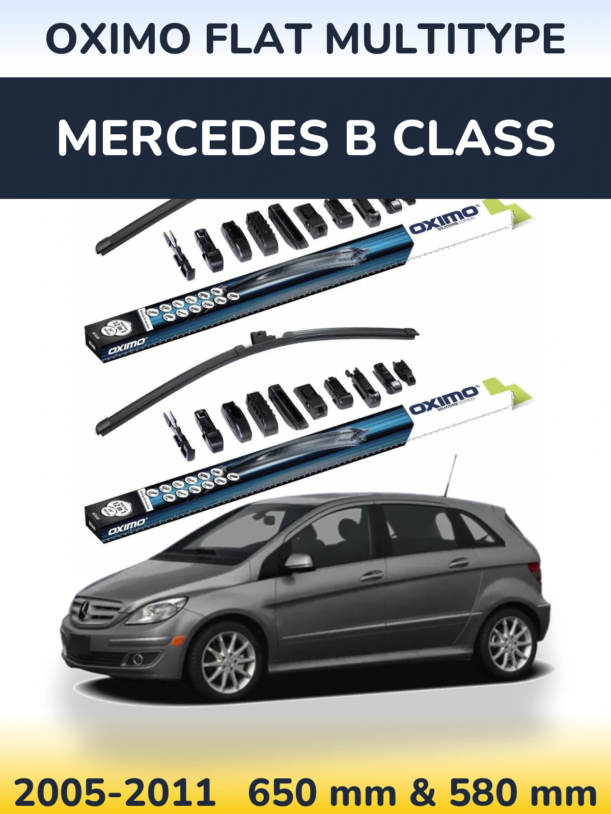 Torkarblad Oximo Flat MultiType för Mercedes B Class