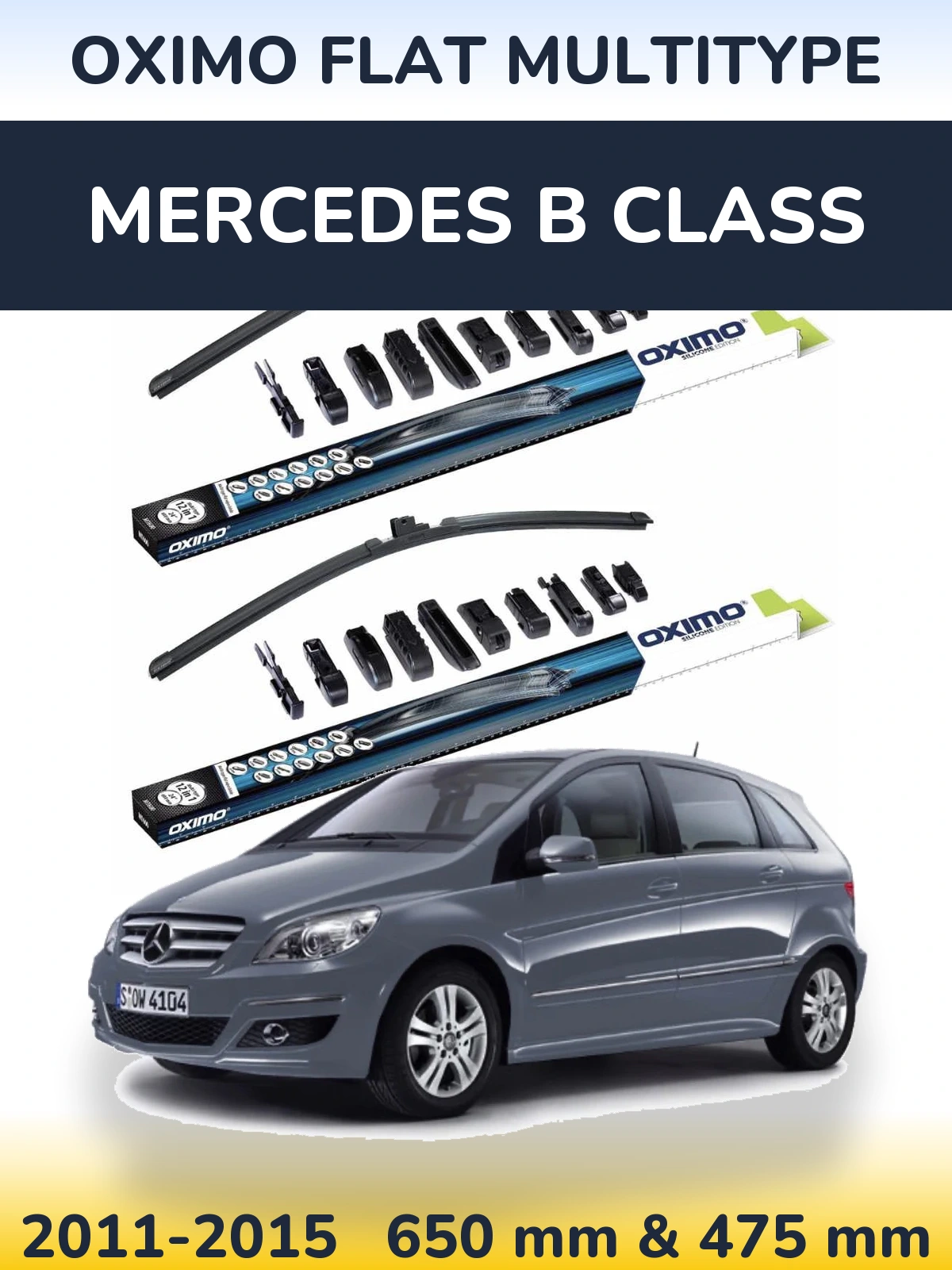 Torkarblad Oximo Flat MultiType för Mercedes B Class