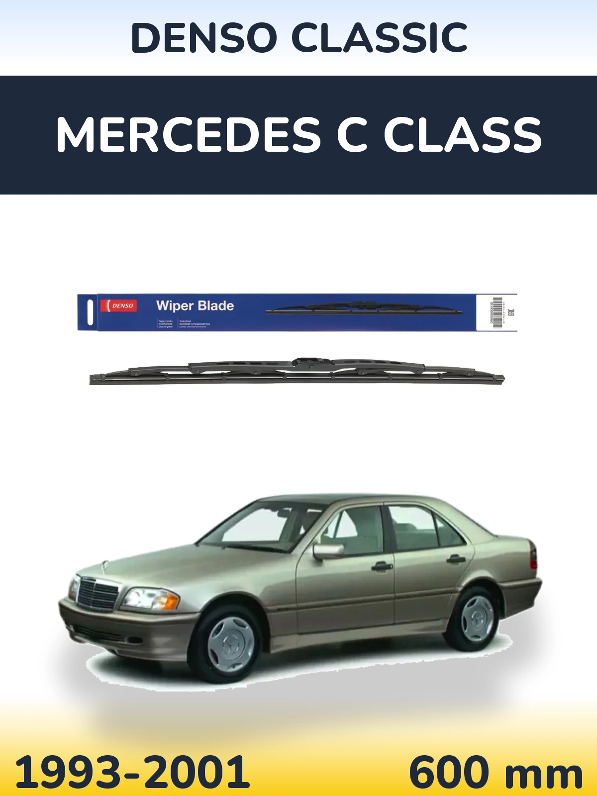 Torkarblad Denso Classic för Mercedes C Class
