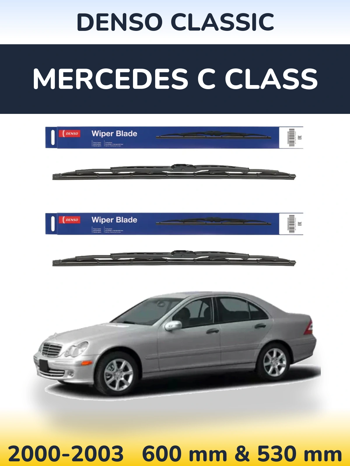 Torkarblad Denso Classic för Mercedes C Class