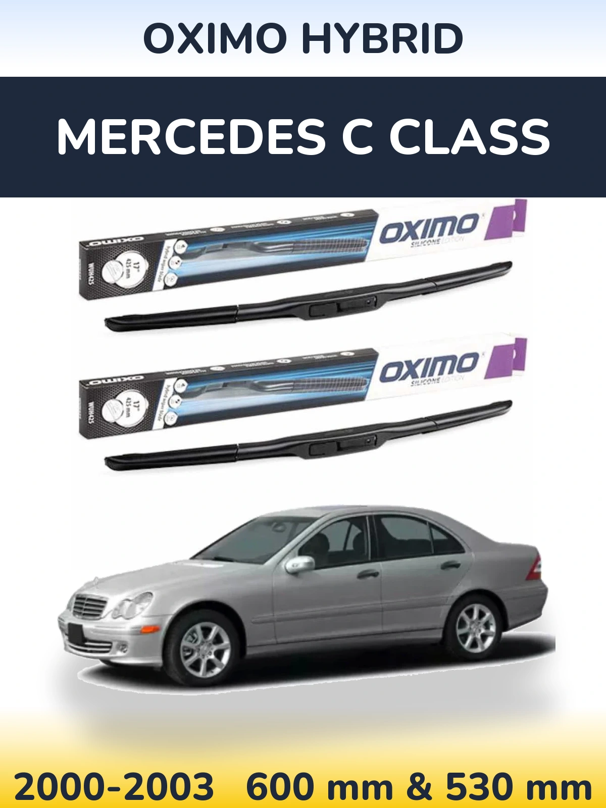 Torkarblad Oximo Hybrid för Mercedes C Class