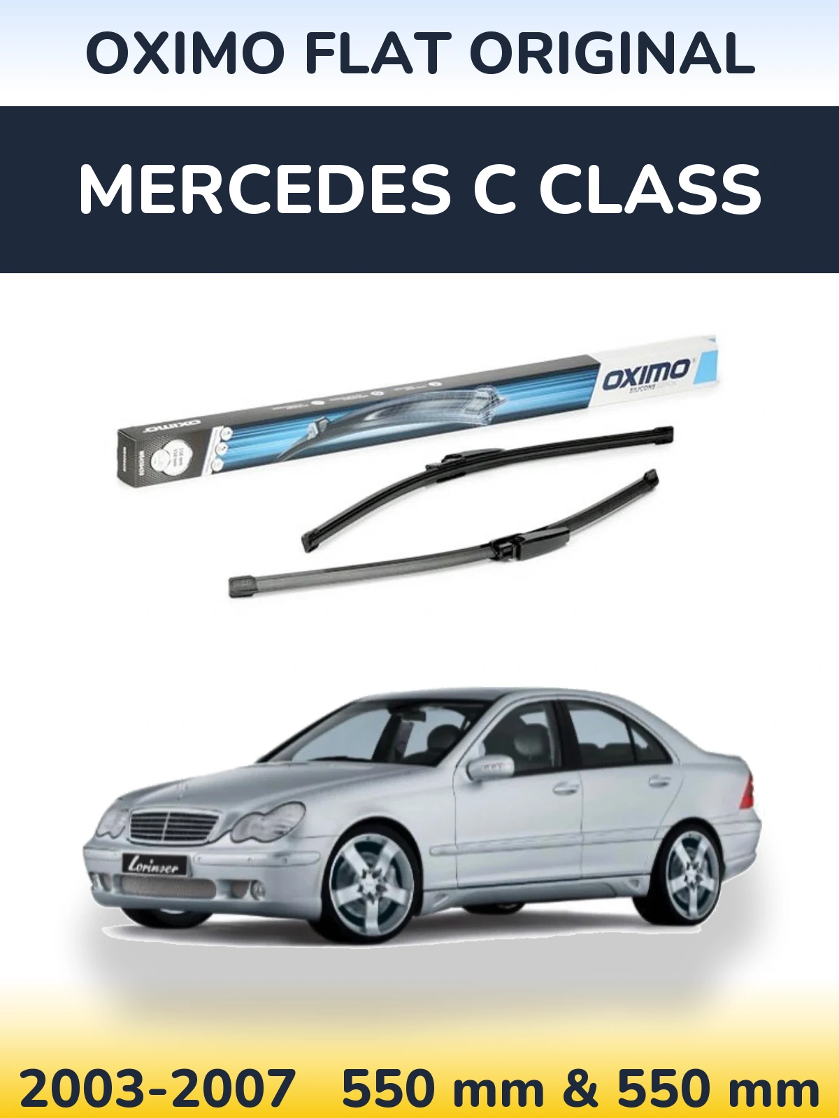 Torkarblad Oximo Flat Original för Mercedes C Class