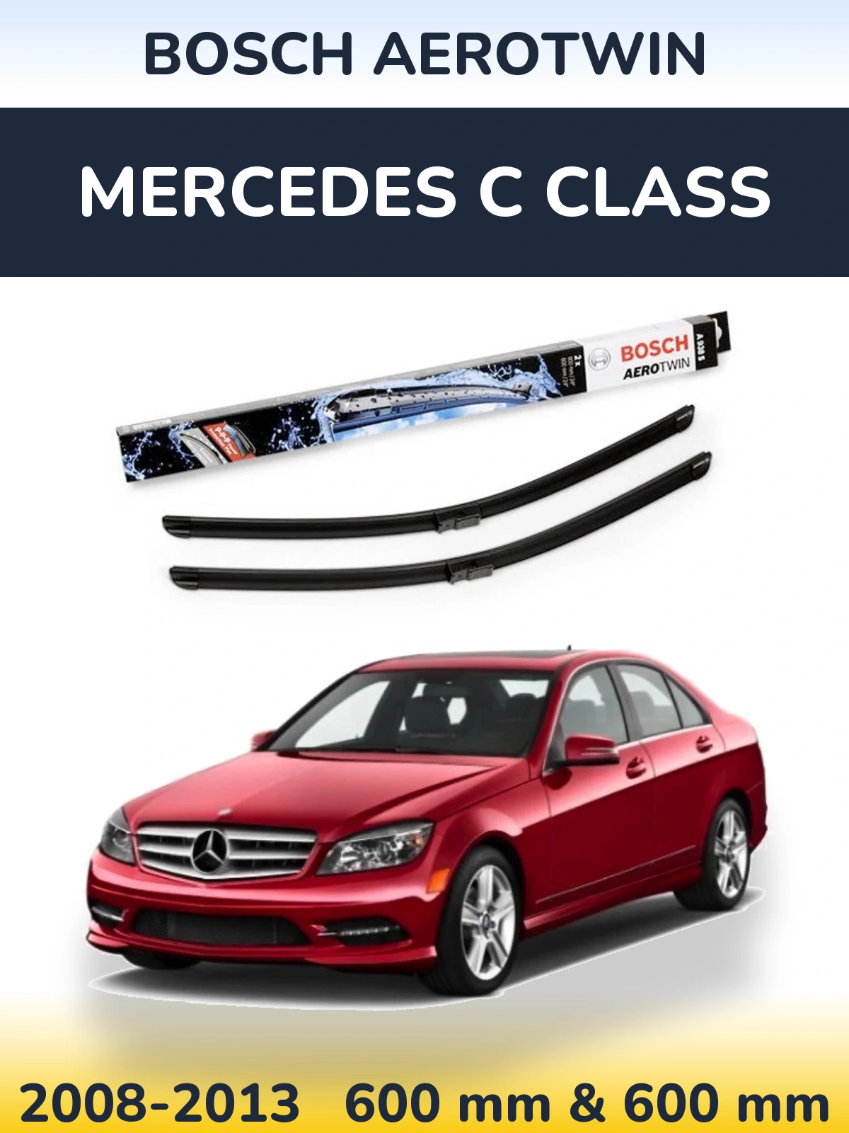 Torkarblad BOSCH AeroTwin för Mercedes C Class