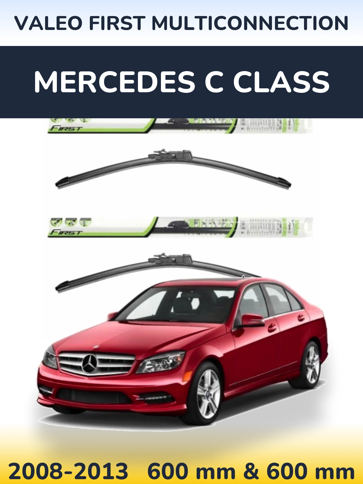 Torkarblad Valeo First MultiConnection för Mercedes C Class