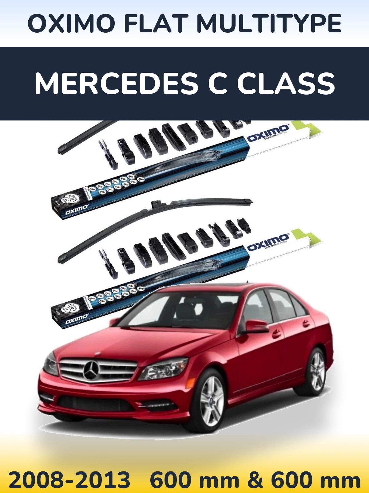 Torkarblad Oximo Flat MultiType för Mercedes C Class