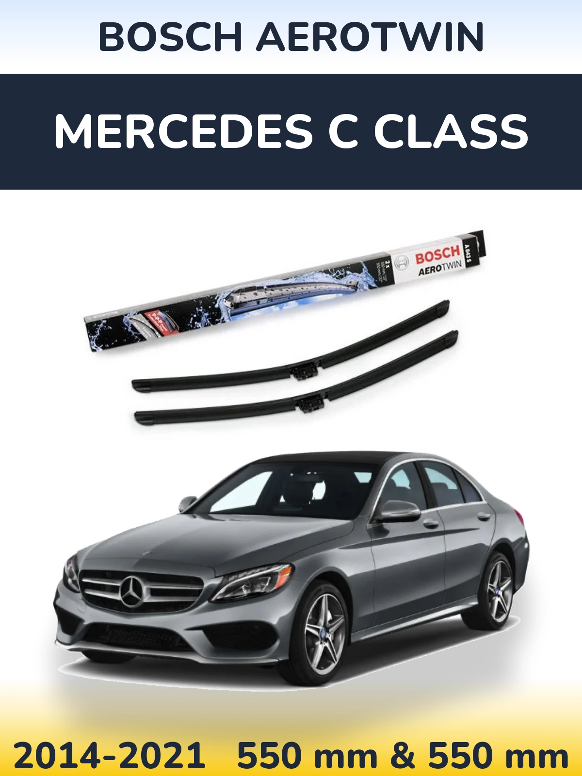 Torkarblad BOSCH AeroTwin för Mercedes C Class