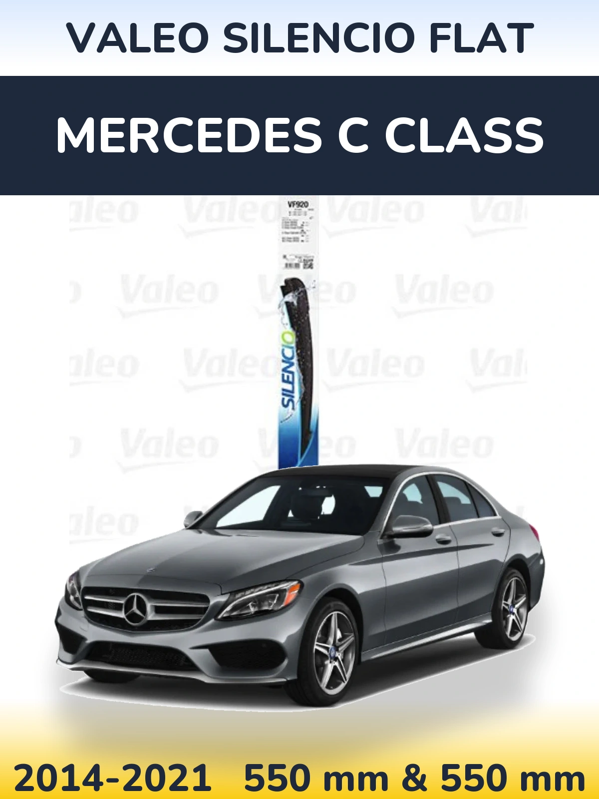 Torkarblad Valeo Silencio Flat för Mercedes C Class